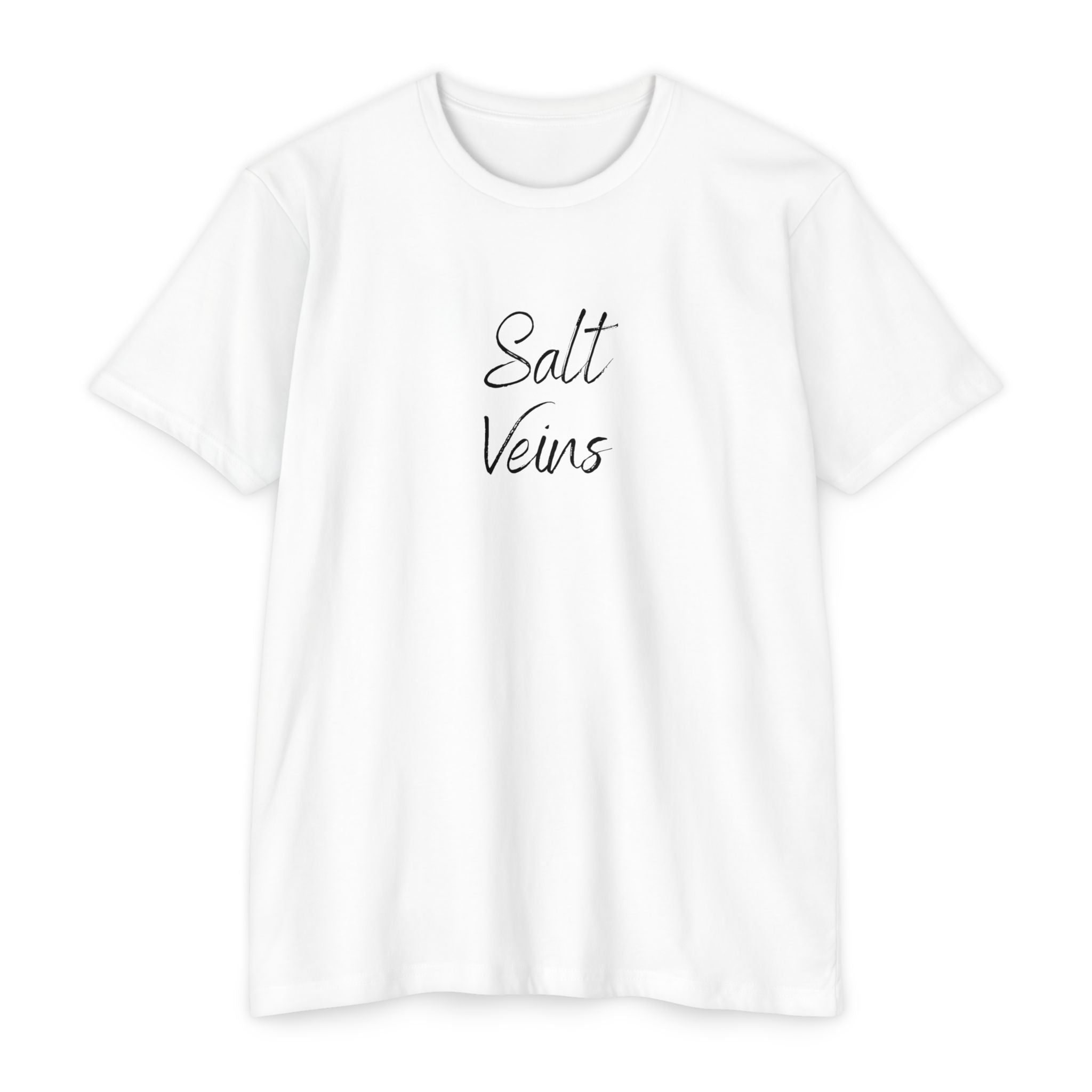 Salt Veins Unisex CVC Jersey T-shirt – Casual Summer Wear