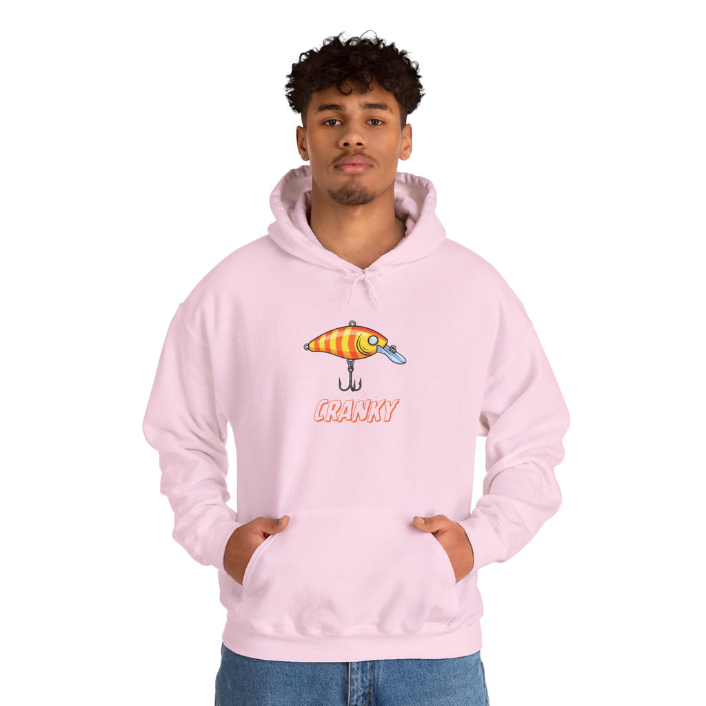 Fishing Lure Hoodie — Retro Crankbait Design "CRANKY"