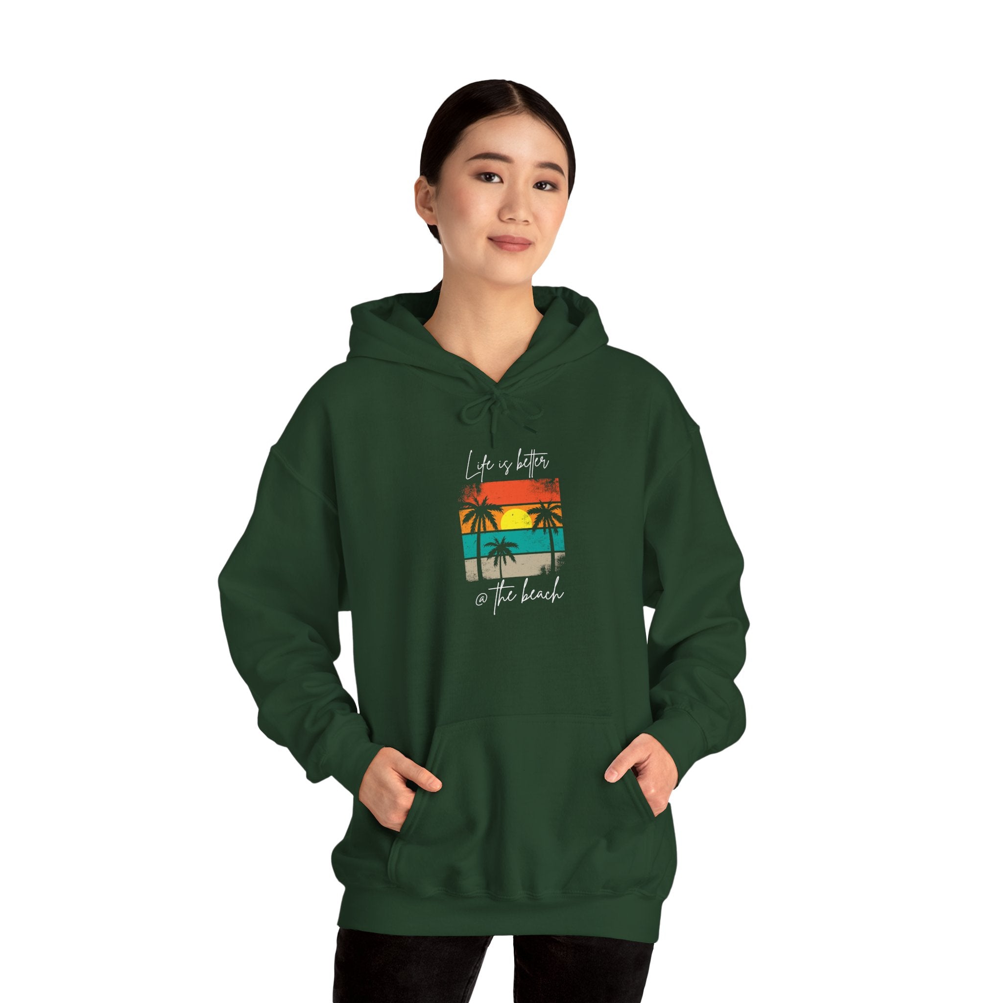 Beach Vibes Unisex Hoodie - "Life is Better at the Beach"