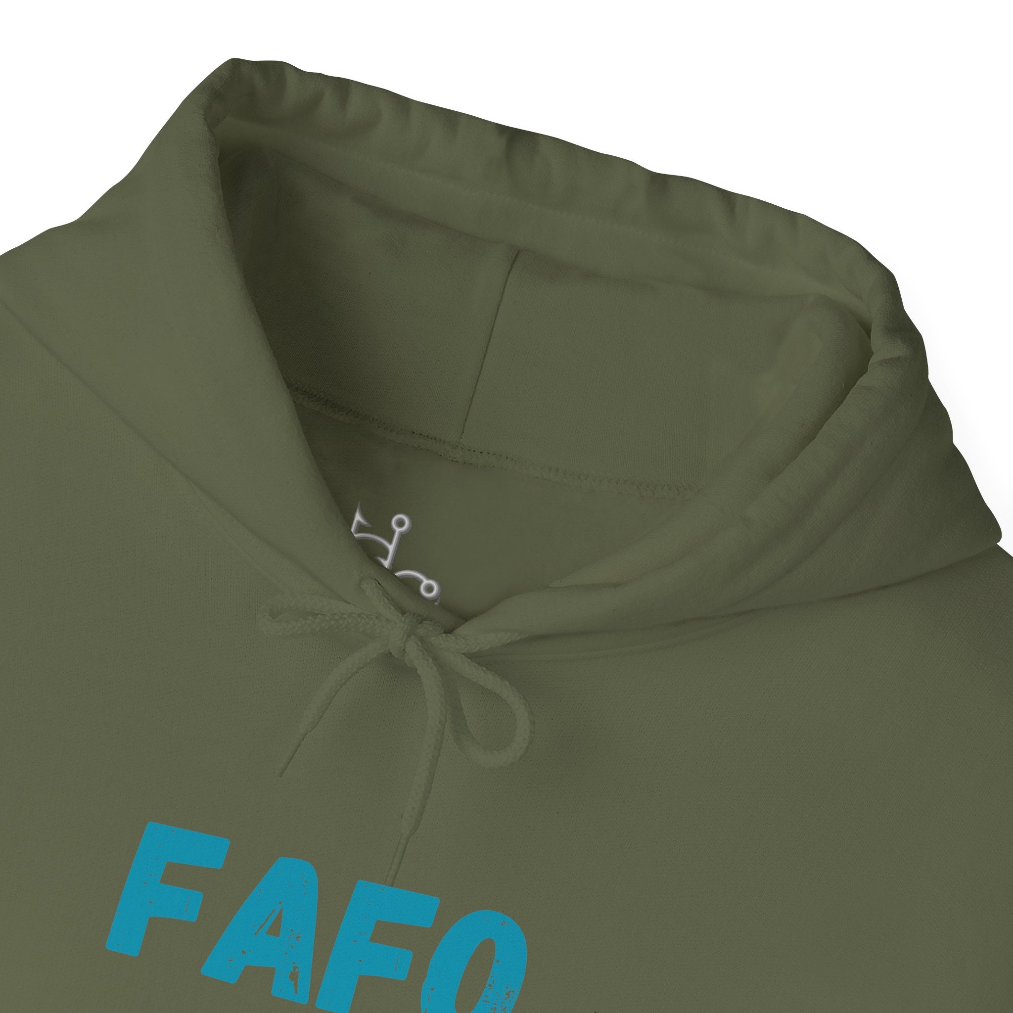 "FAFO - Fish Around and Find Out" Shark Unisex Heavy Blend™ Hooded Sweatshirt - Fun & Casual Streetwear