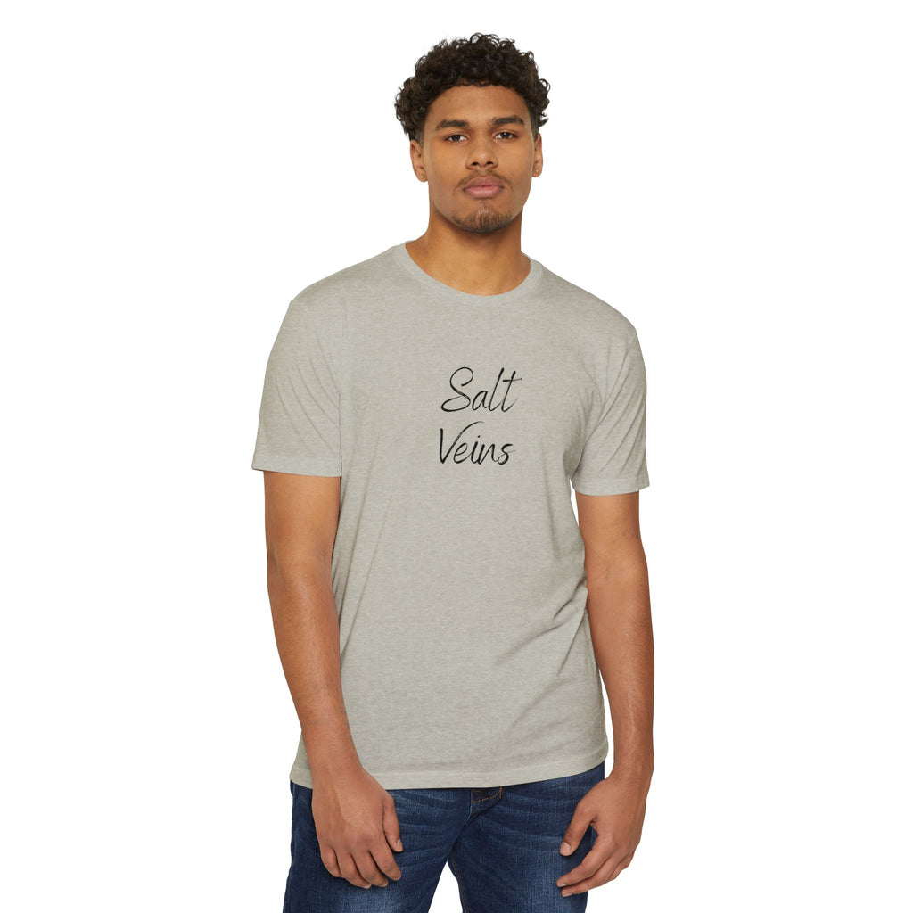 "Salt Veins" Fishing Lifestyle CVC Jersey Tee — Gift for Anglers