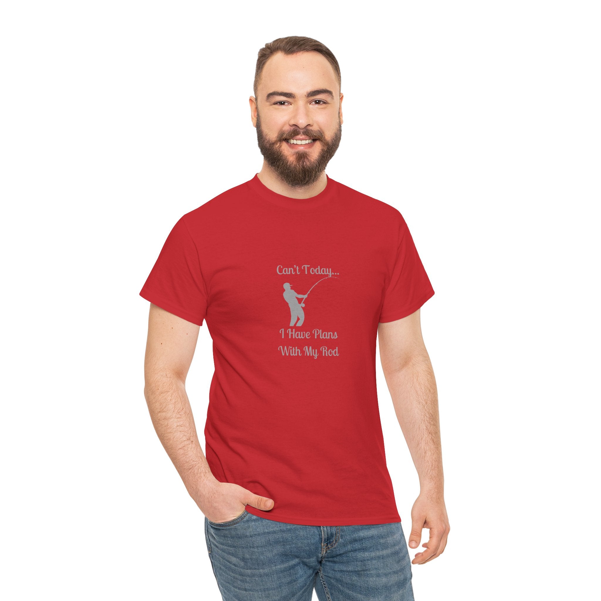"Can't Today...I Have Plans With My Rod" Funny Fishing Softstyle Tee — Gift for Anglers