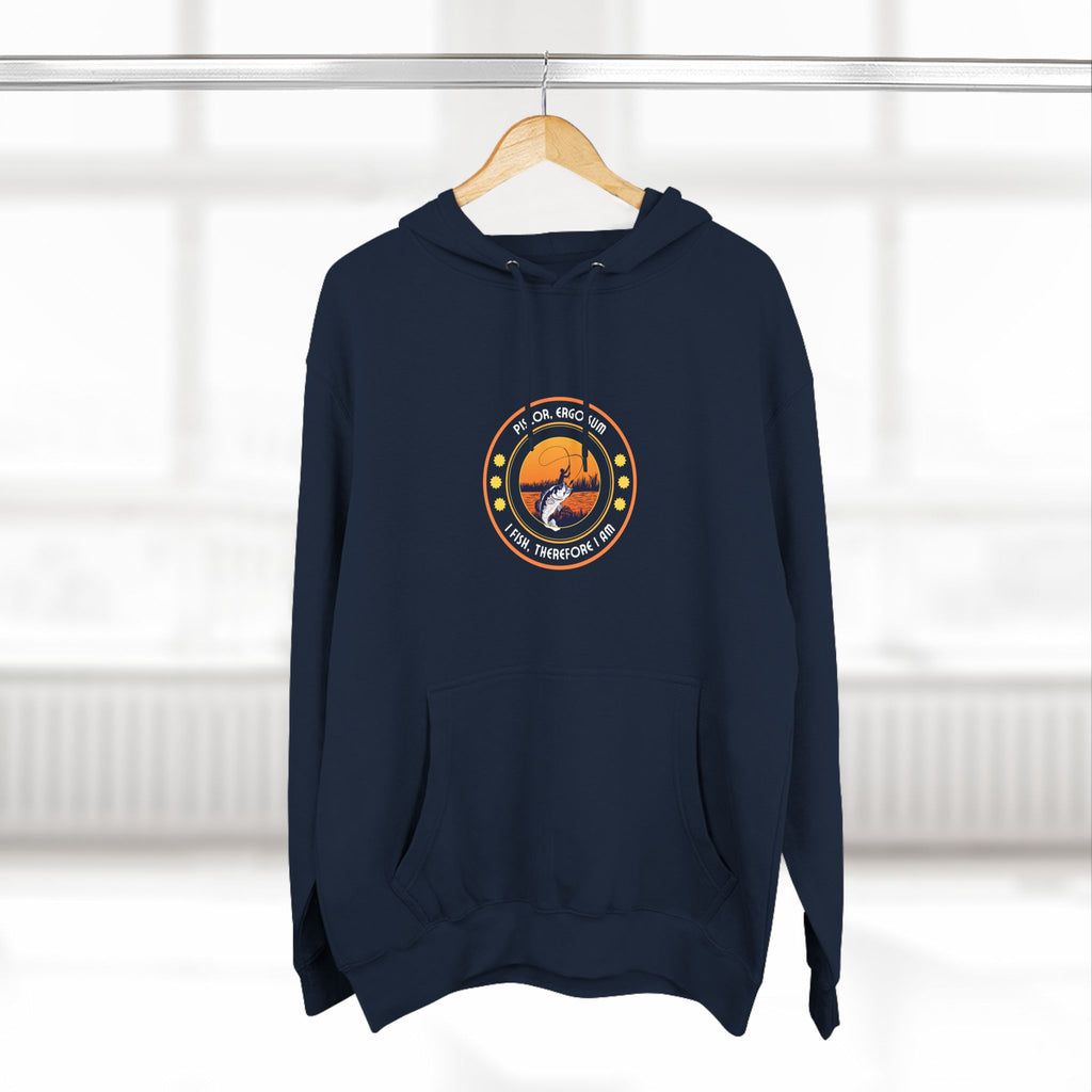 "I Fish, Therefore I Am" - Cozy Fleece for Outdoor Lovers