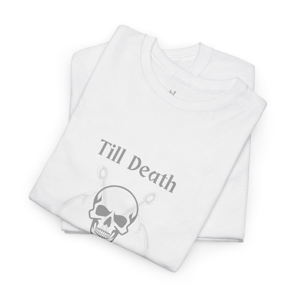 "Till Death Do Us Part" Funny Fishing Softstyle Tee — Gift for Anglers