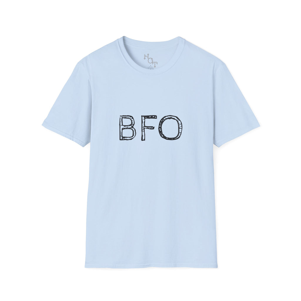 "BFO: Boat Flips Only" Unisex Softstyle T-Shirt - Perfect for Fishing Enthusiasts