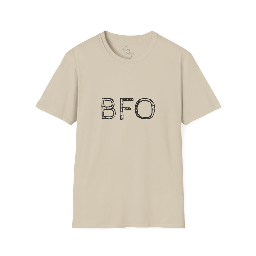 "BFO: Boat Flips Only" Unisex Softstyle T-Shirt - Perfect for Fishing Enthusiasts