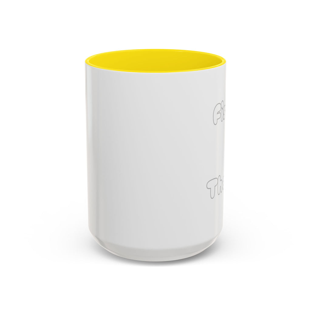 "Fishing = Therapy" Accent Coffee Mug (11, 15oz)