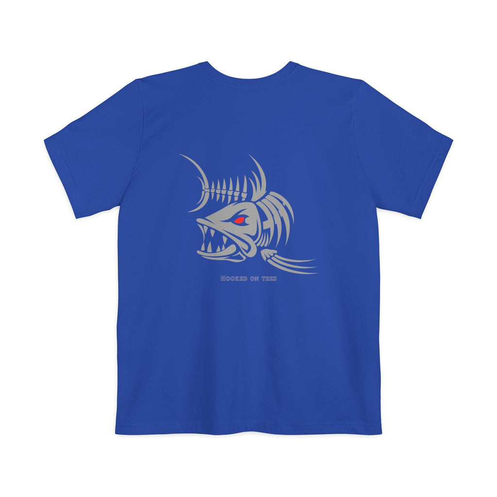 "Fishing University" Unisex Pocket T-Shirt - Unique Graphic Tee for Casual Style.