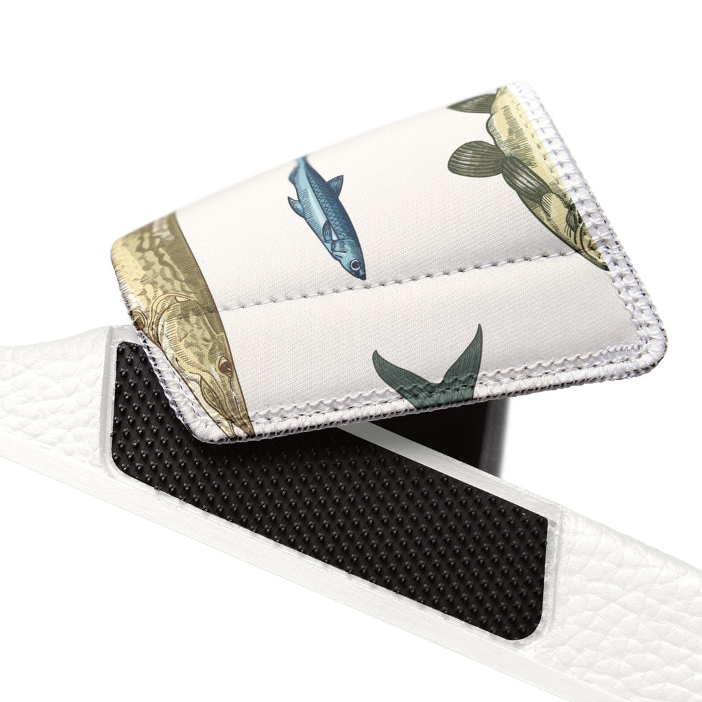 "Fish Print" Funny Fishing Clogs/Sandals — Gift for Anglers