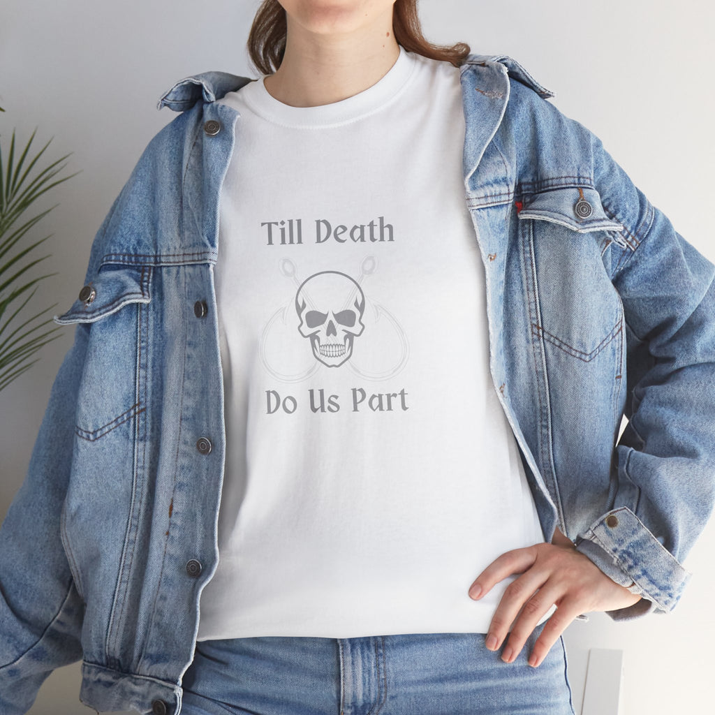 "Till Death Do Us Part" Funny Fishing Softstyle Tee — Gift for Anglers