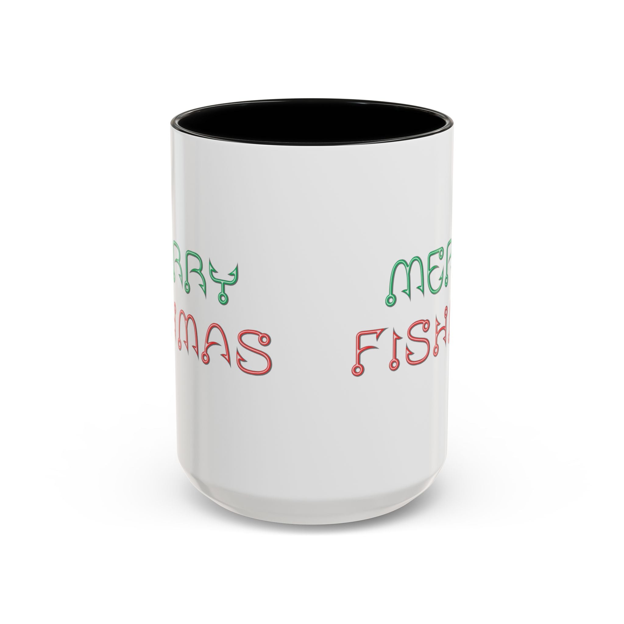 Merry Fishmas Coffee Mug — Funny Holiday Fishing Gift (11/15 oz)