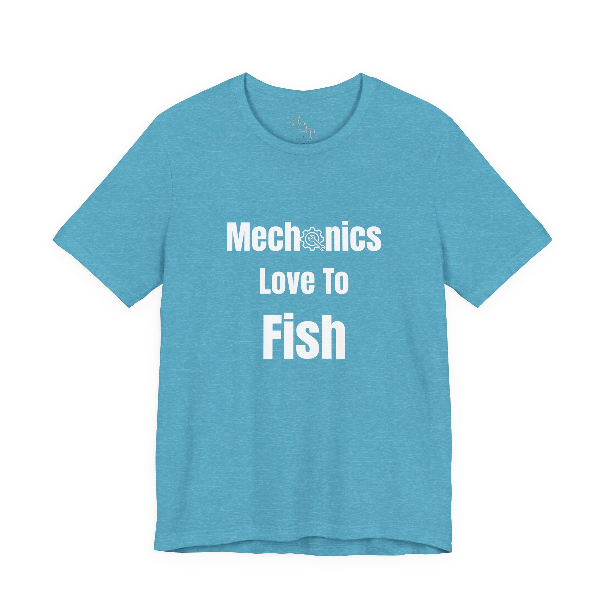 Mechanics Love to Fish T-Shirt — Funny Fishing Tee for Mechanics, Dad Gift