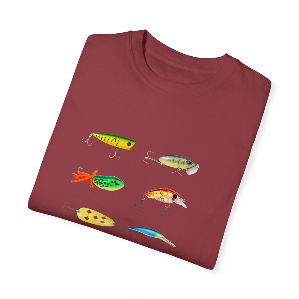 Unisex Fishing Theme T-Shirt - "Decisions, Decisions" Graphic Tee