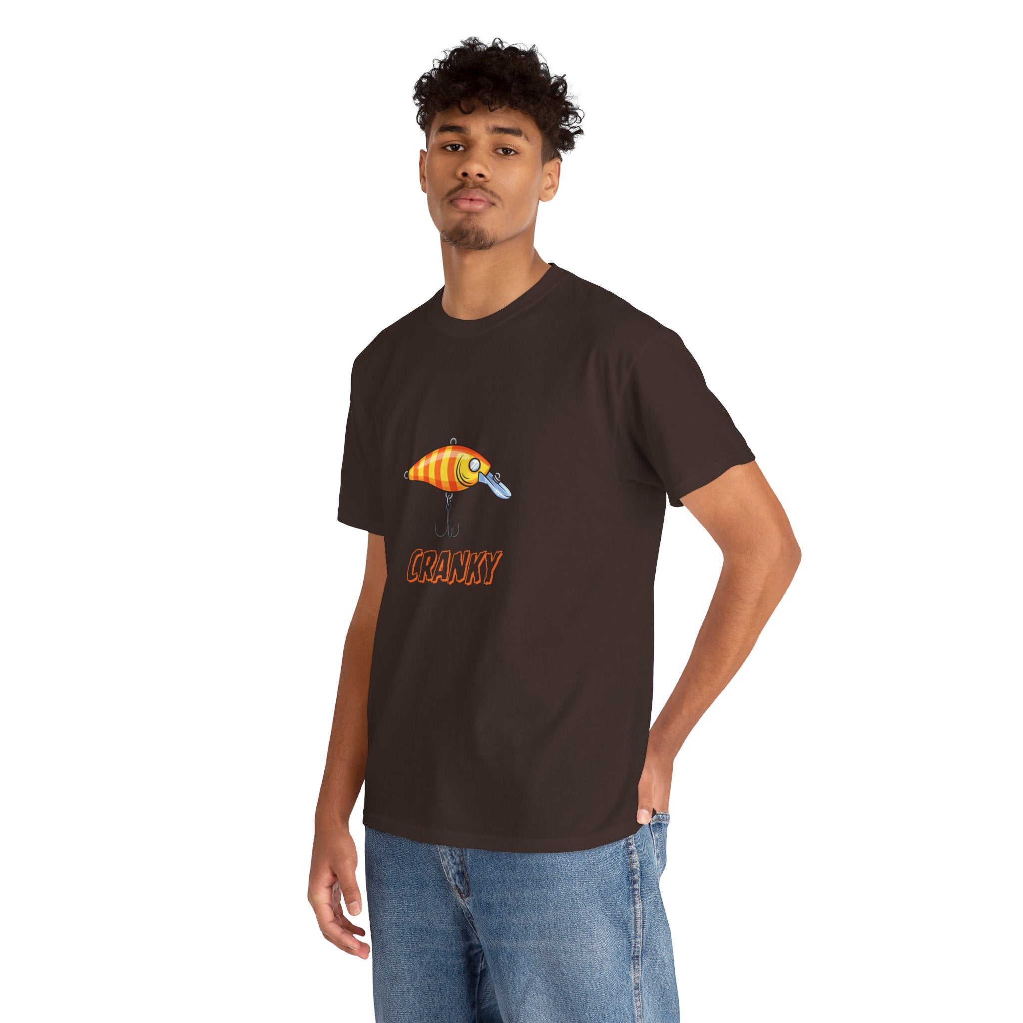 Fishing Lure 'Cranky' T-Shirt — Angler Graphic Tee for Fishermen & Outdoors