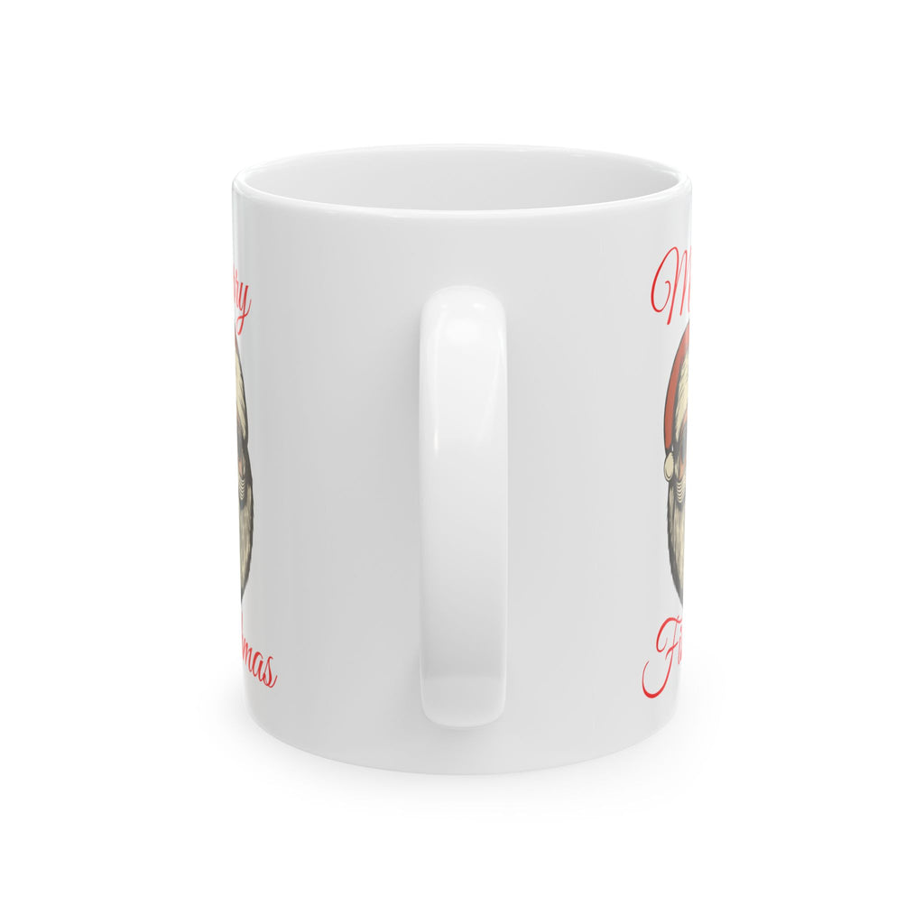 Merry Fishmas Ceramic Mug — "Merry Fishmas" Holiday Coffee Cup (11oz & 15oz)