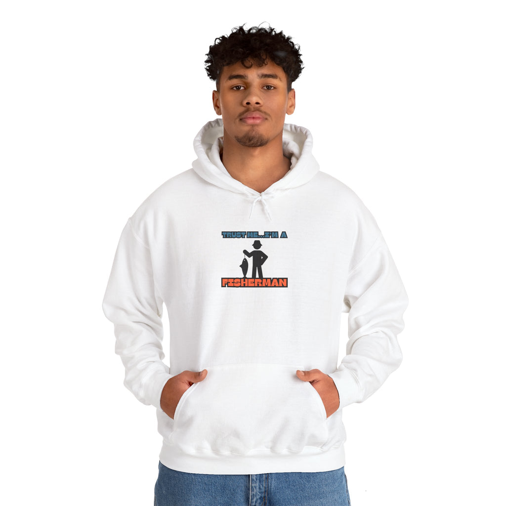 "Trust Me, I'm a Fisherman" Hoodie | Unisex Heavy Blend Sweatshirt for Fishing Lovers