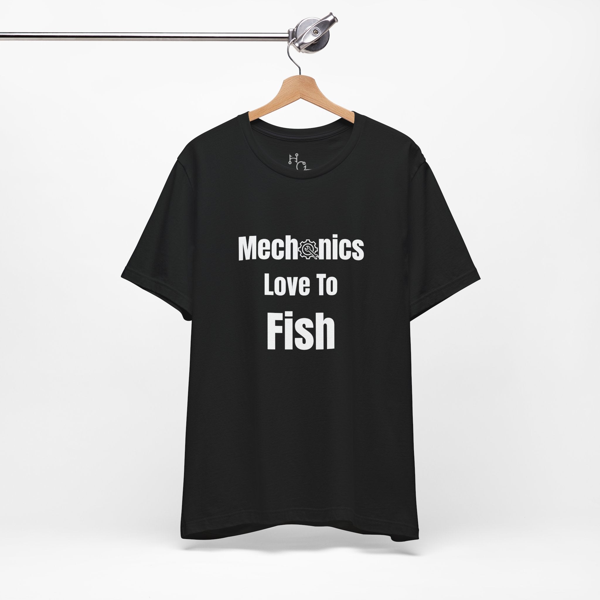 Mechanics Love to Fish T-Shirt — Funny Fishing Tee for Mechanics, Dad Gift