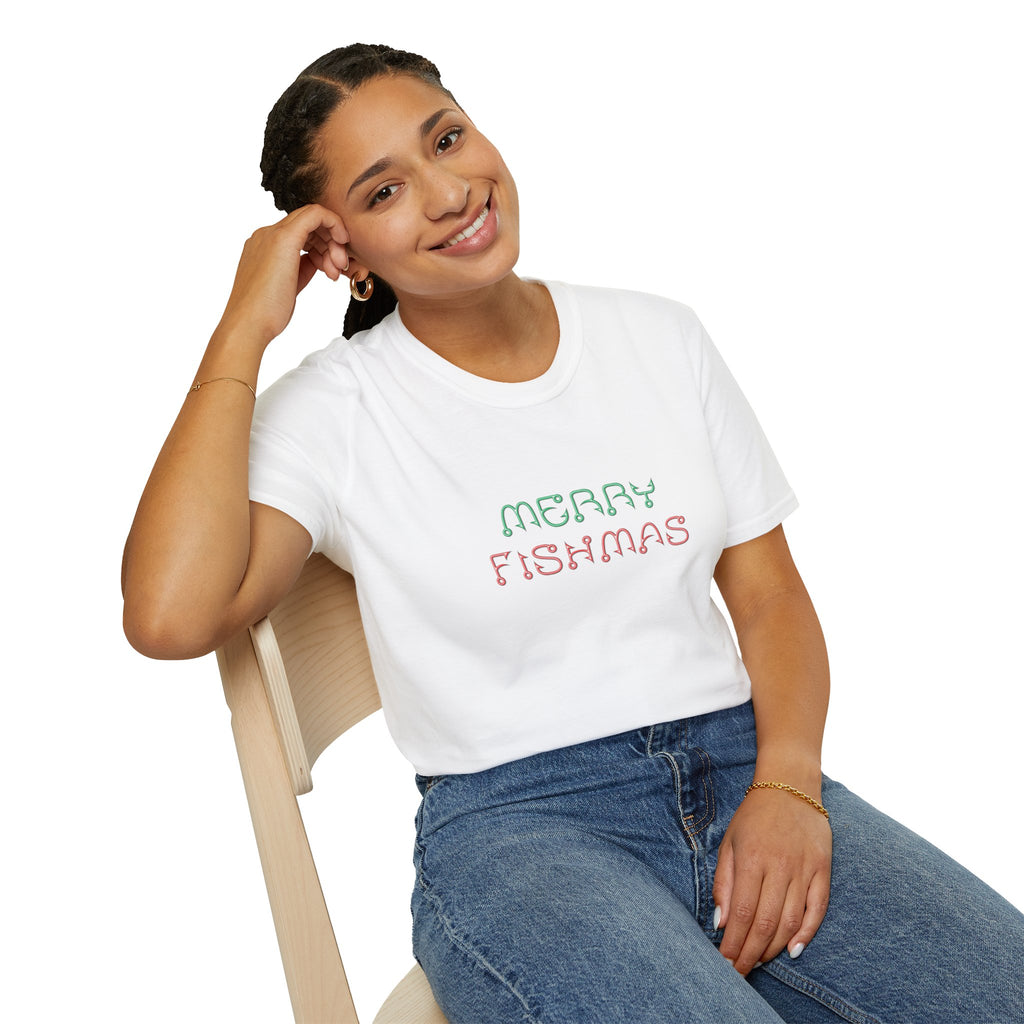 Merry Fishmas T-Shirt — Cute Holiday Pun Tee