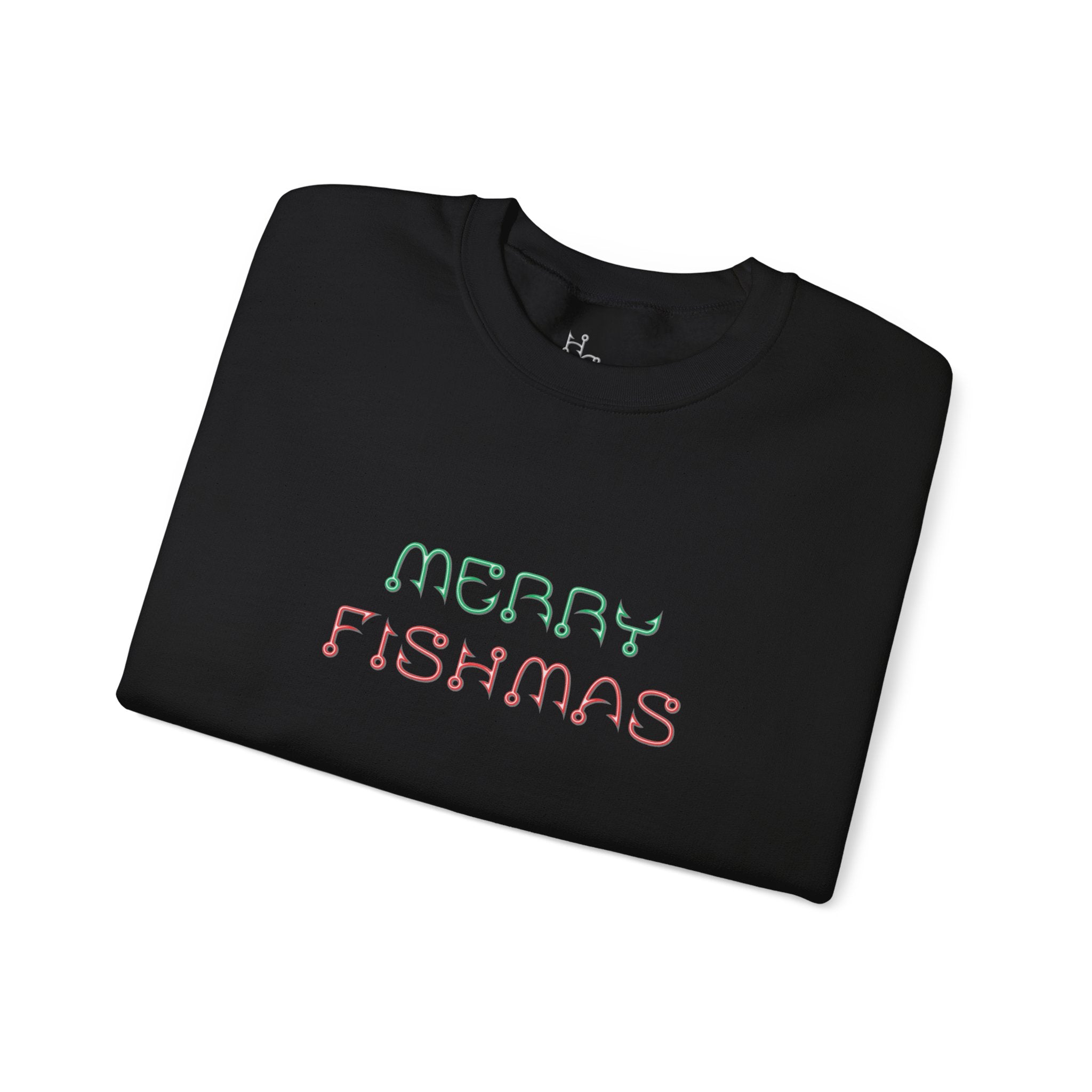 Sweatshirt — "Merry Fishmas" Pastel Holiday Crewneck