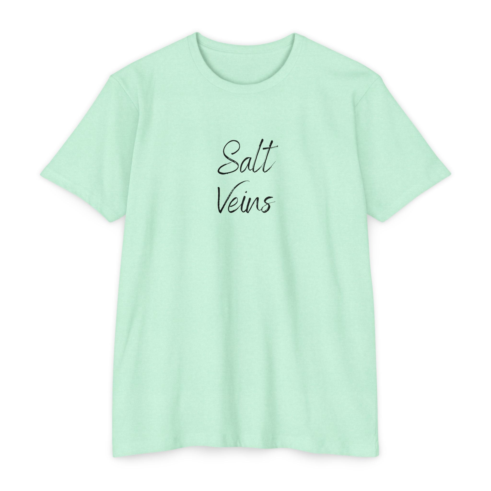 Salt Veins Unisex CVC Jersey T-shirt – Casual Summer Wear