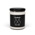 "Hooked For Life" Funny Fishing Soy Candle (9oz) — Gift for Anglers