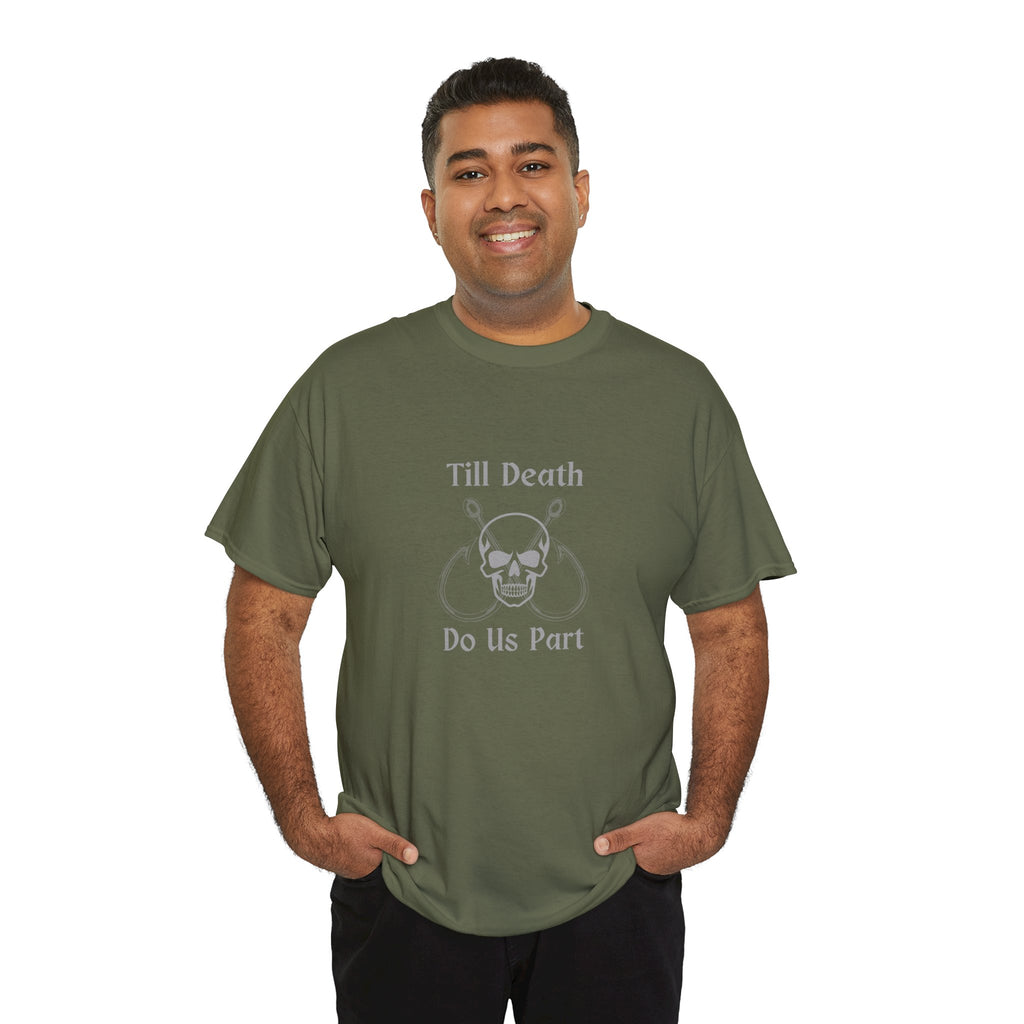 "Till Death Do Us Part" Funny Fishing Softstyle Tee — Gift for Anglers