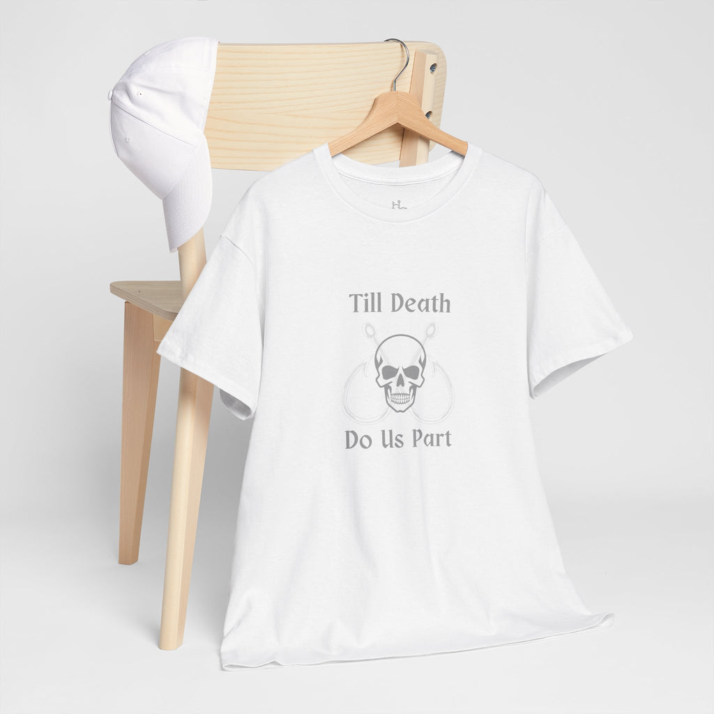 "Till Death Do Us Part" Funny Fishing Softstyle Tee — Gift for Anglers