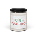 Merry Fishmas Soy Candle — 9oz Holiday Scented Jar Candle