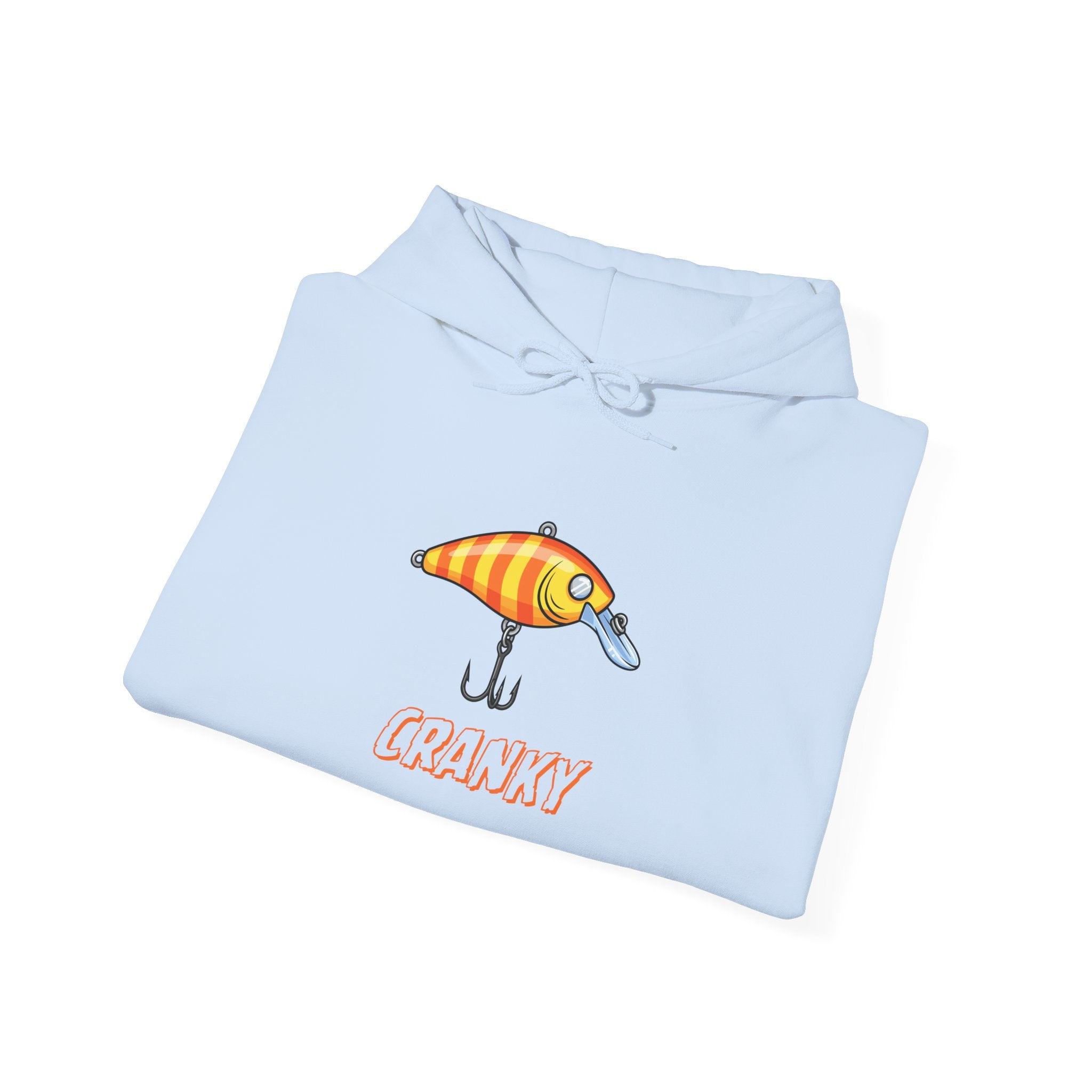 Fishing Lure Hoodie — Retro Crankbait Design "CRANKY"