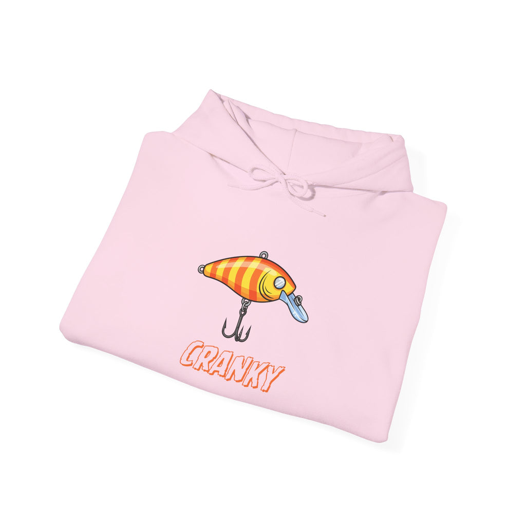Fishing Lure Hoodie — Retro Crankbait Design "CRANKY"