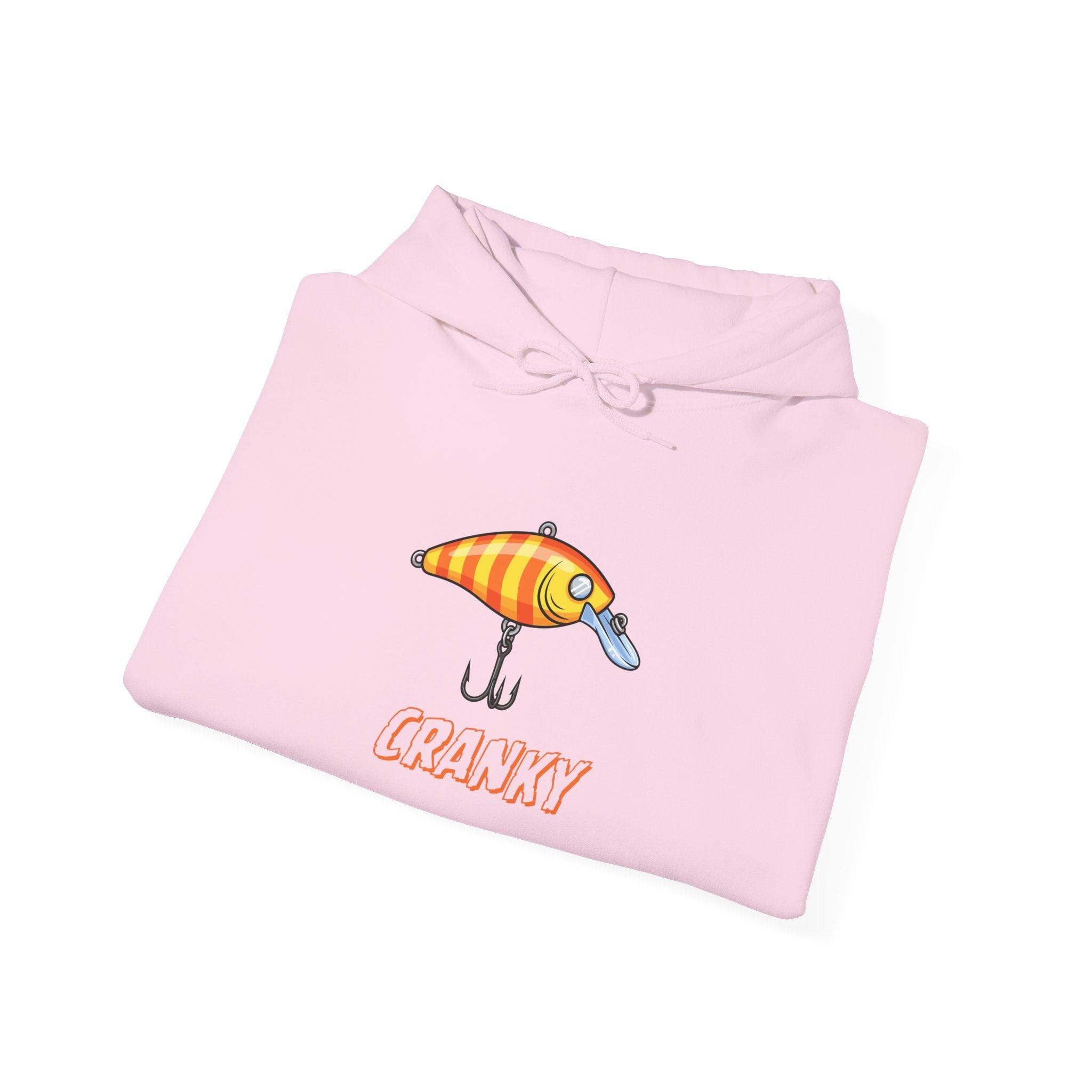Fishing Lure Hoodie — Retro Crankbait Design "CRANKY"