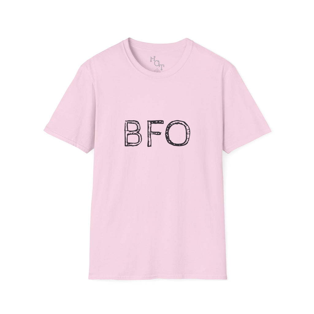 "BFO: Boat Flips Only" Unisex Softstyle T-Shirt - Perfect for Fishing Enthusiasts