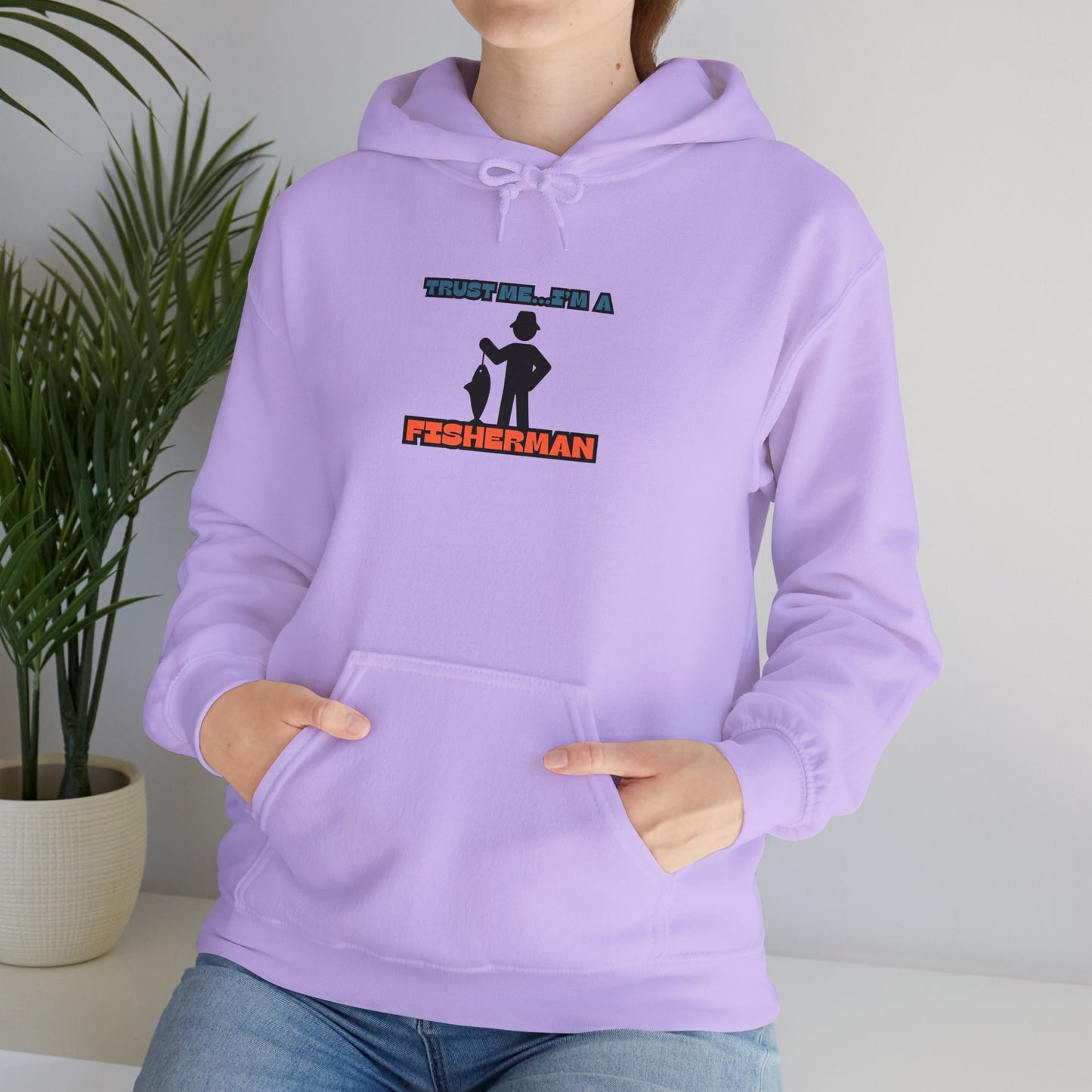 "Trust Me, I'm a Fisherman" Hoodie | Unisex Heavy Blend Sweatshirt for Fishing Lovers