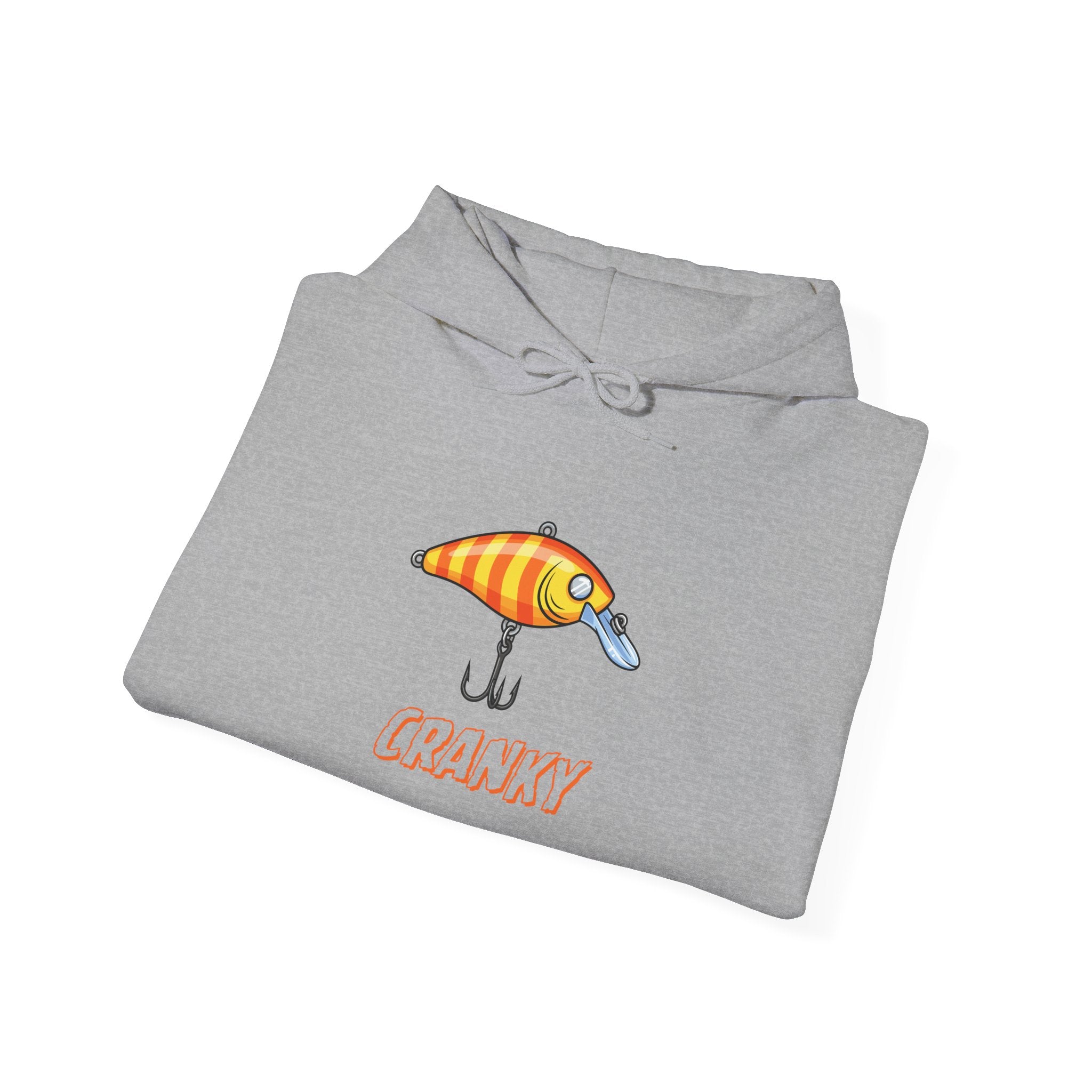 Fishing Lure Hoodie — Retro Crankbait Design "CRANKY"