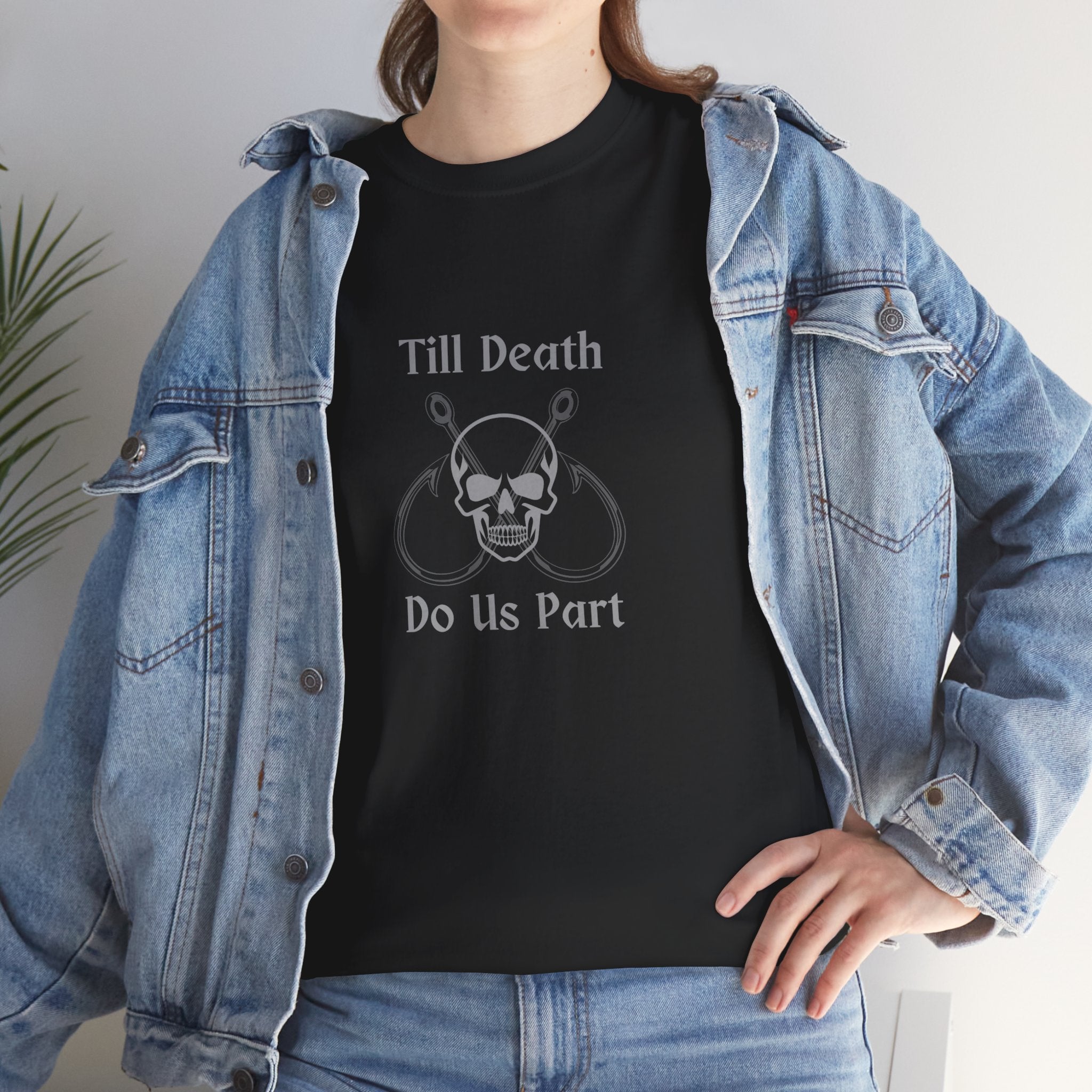 "Till Death Do Us Part" Funny Fishing Softstyle Tee — Gift for Anglers