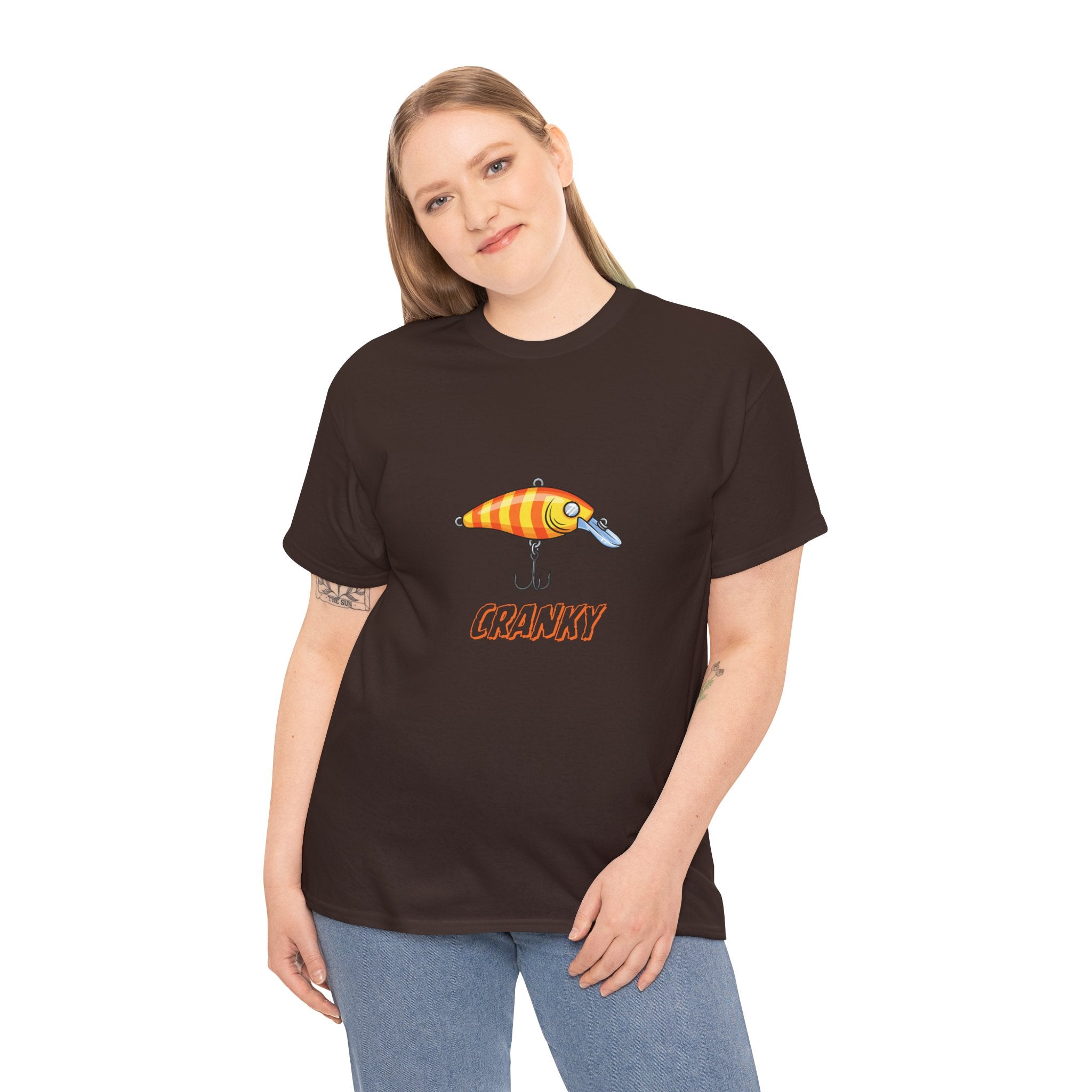 Fishing Lure 'Cranky' T-Shirt — Angler Graphic Tee for Fishermen & Outdoors