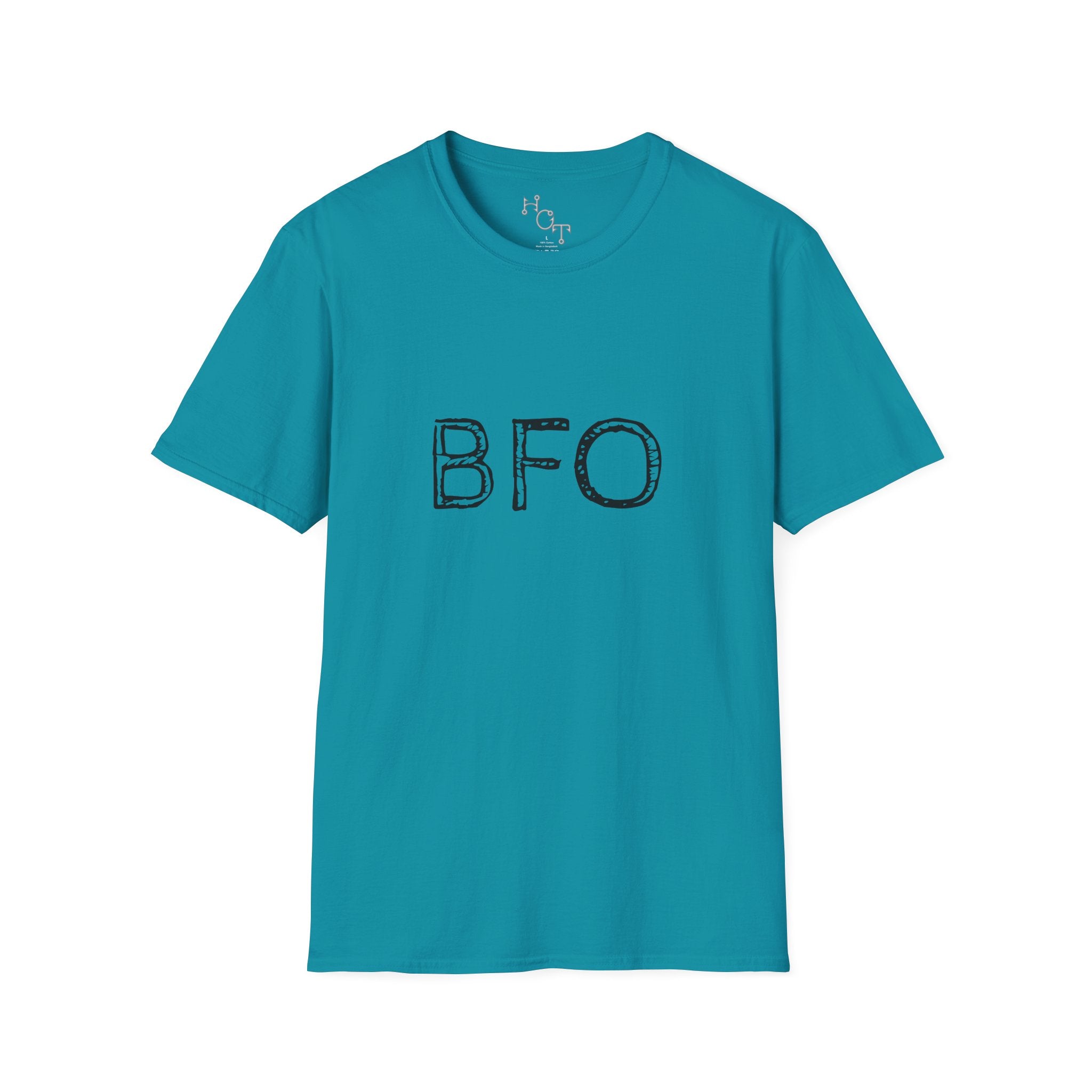 "BFO: Boat Flips Only" Unisex Softstyle T-Shirt - Perfect for Fishing Enthusiasts