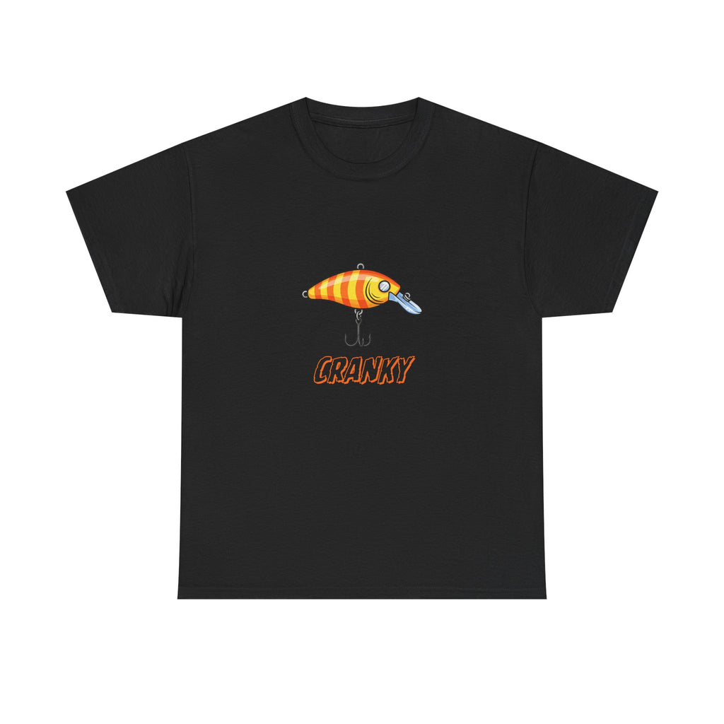 Fishing Lure 'Cranky' T-Shirt — Angler Graphic Tee for Fishermen & Outdoors