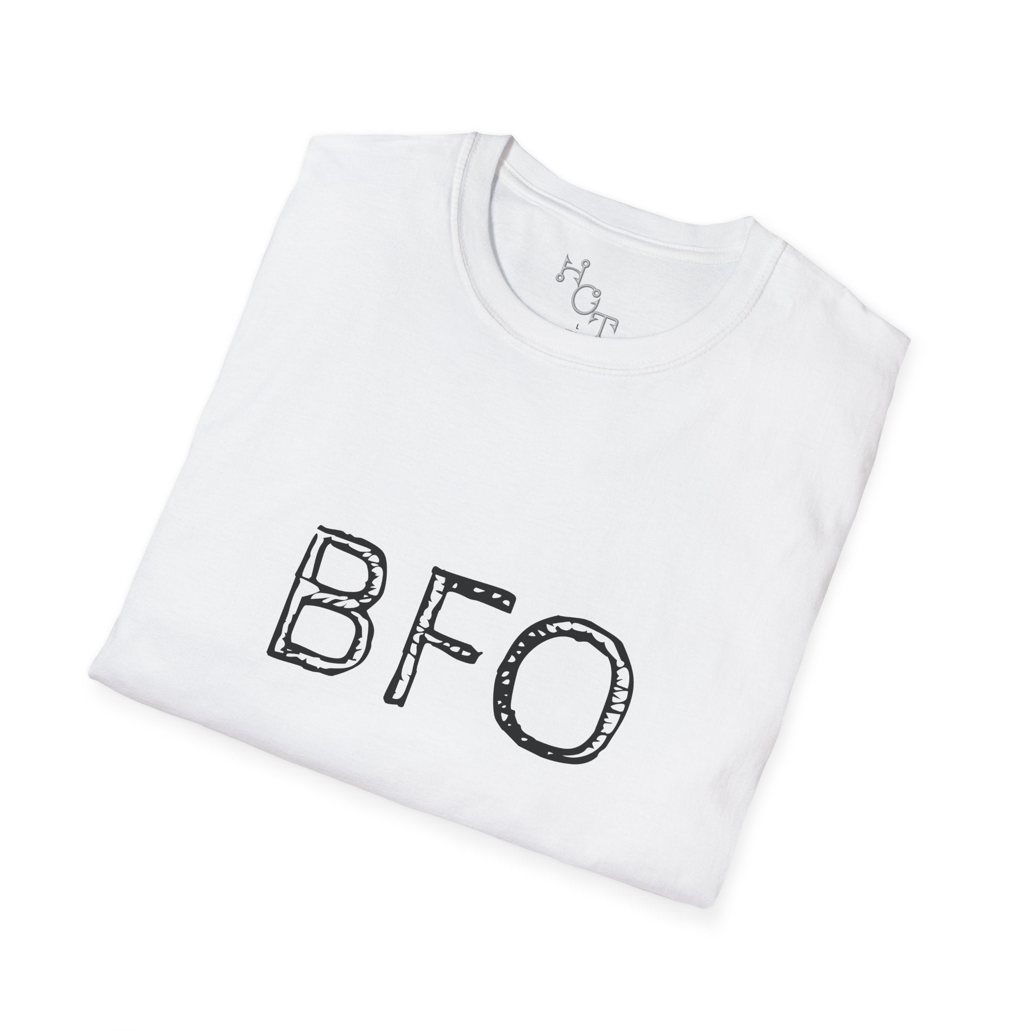 "BFO: Boat Flips Only" Unisex Softstyle T-Shirt - Perfect for Fishing Enthusiasts