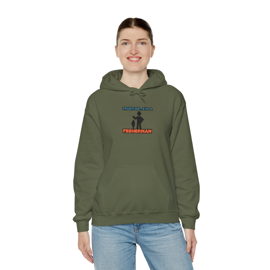 "Trust Me, I'm a Fisherman" Hoodie | Unisex Heavy Blend Sweatshirt for Fishing Lovers