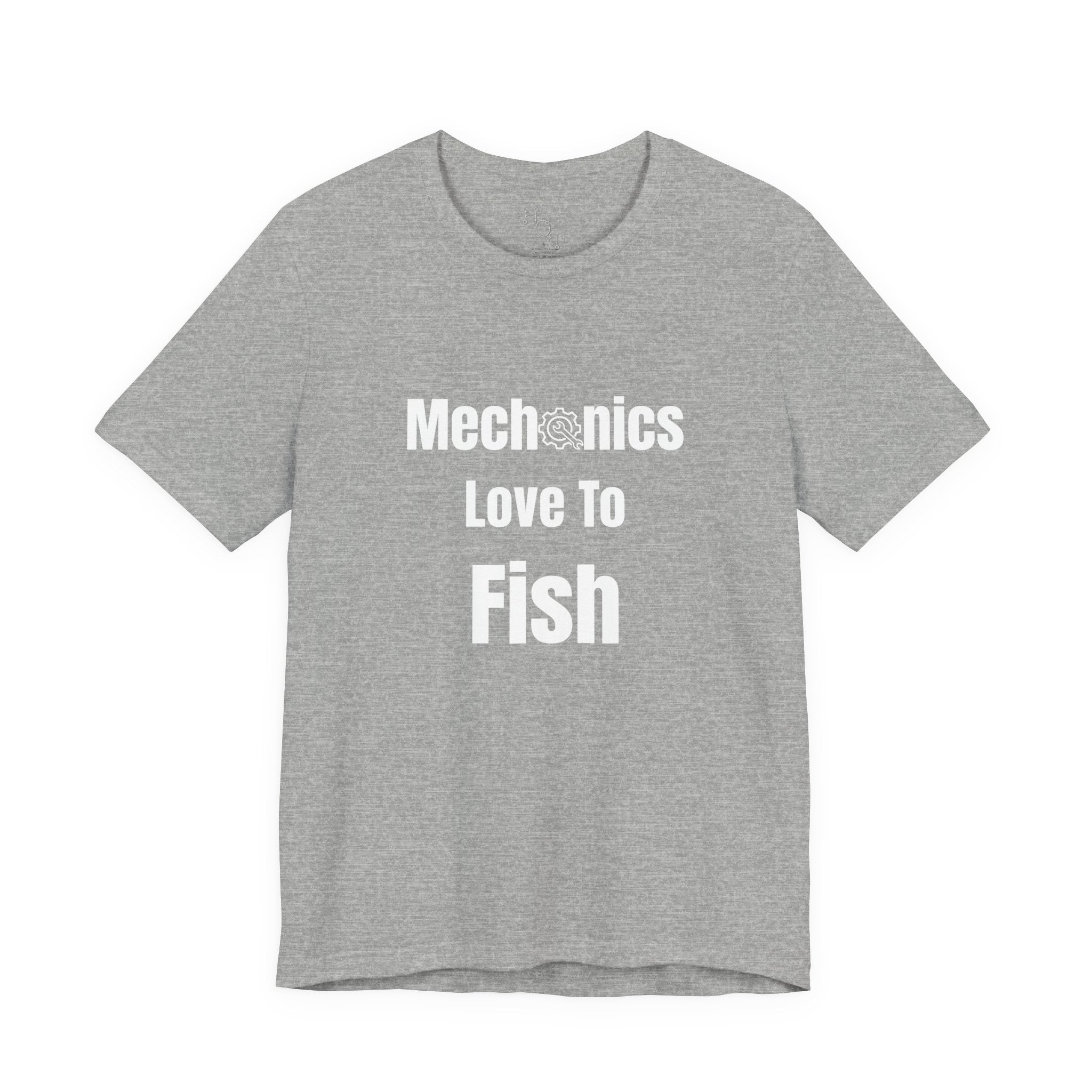Mechanics Love to Fish T-Shirt — Funny Fishing Tee for Mechanics, Dad Gift