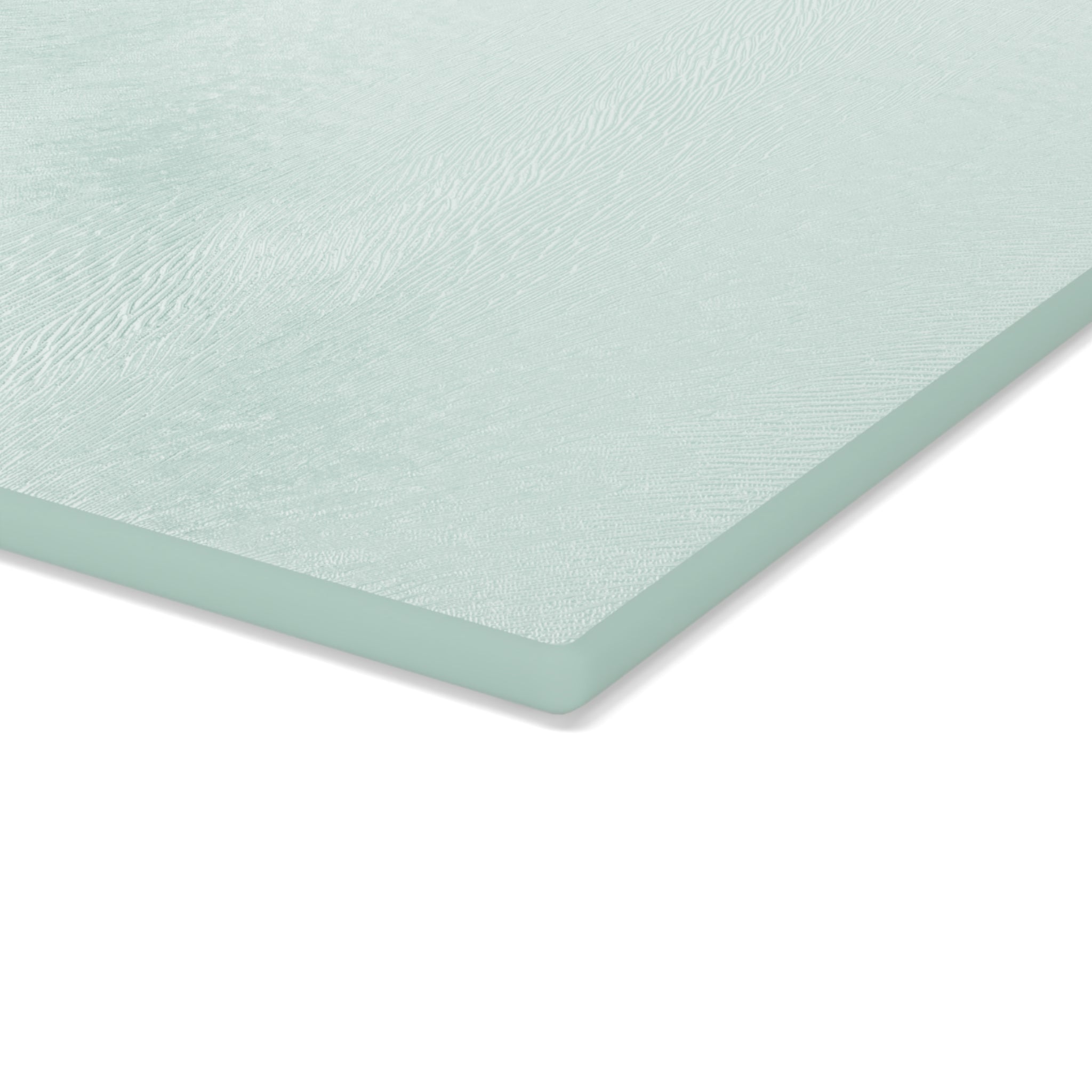 Glass Cutting Board — Mint 'Hook'em Cook'em Eat'em' Decorative Fishing Themed Kitchen Prep Board