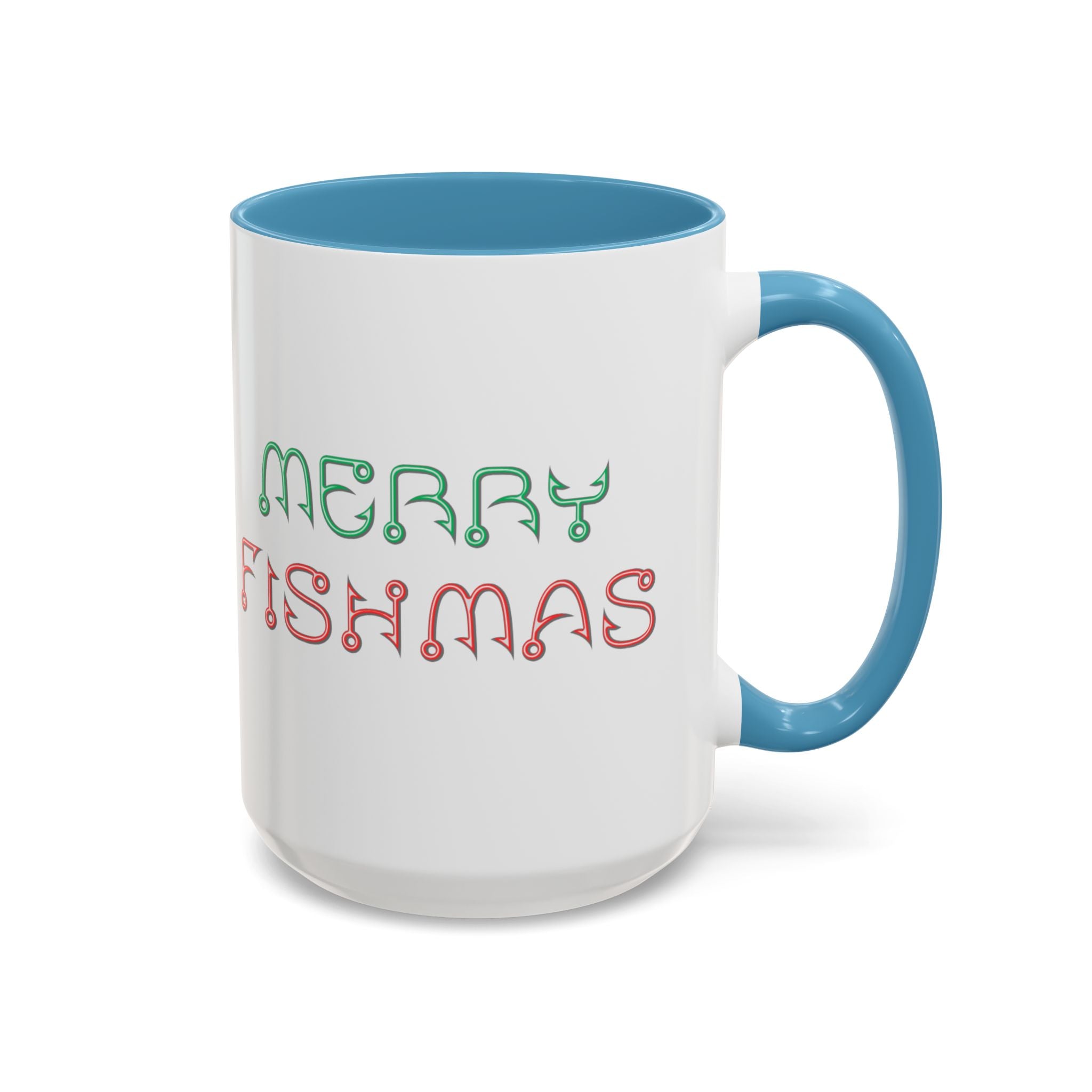 Merry Fishmas Coffee Mug — Funny Holiday Fishing Gift (11/15 oz)