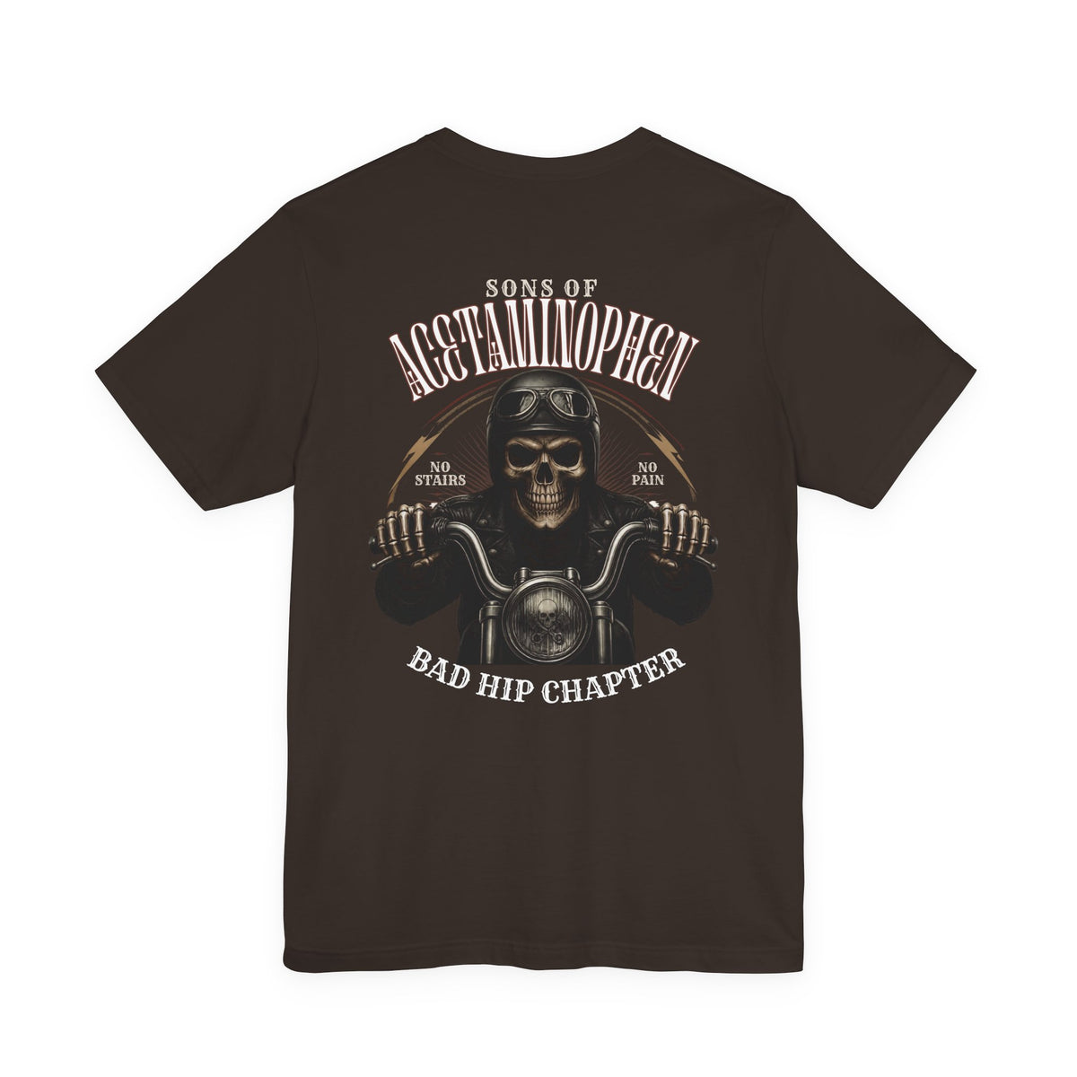 Skull Biker Tee — "Sons of Acetaminophen" Motorcycle T‑Shirt