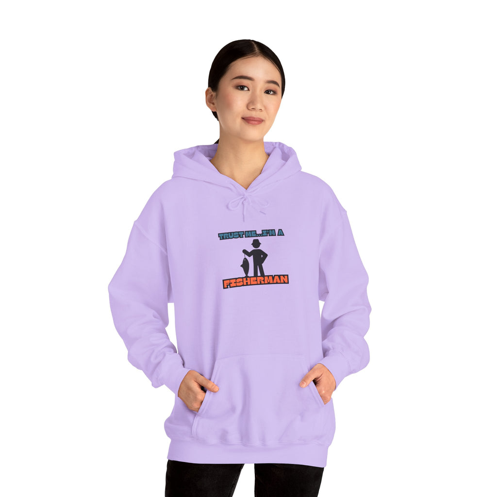 "Trust Me, I'm a Fisherman" Hoodie | Unisex Heavy Blend Sweatshirt for Fishing Lovers