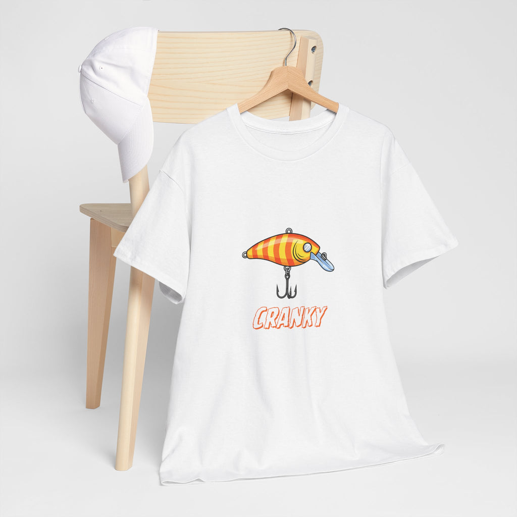 Fishing Lure 'Cranky' T-Shirt — Angler Graphic Tee for Fishermen & Outdoors