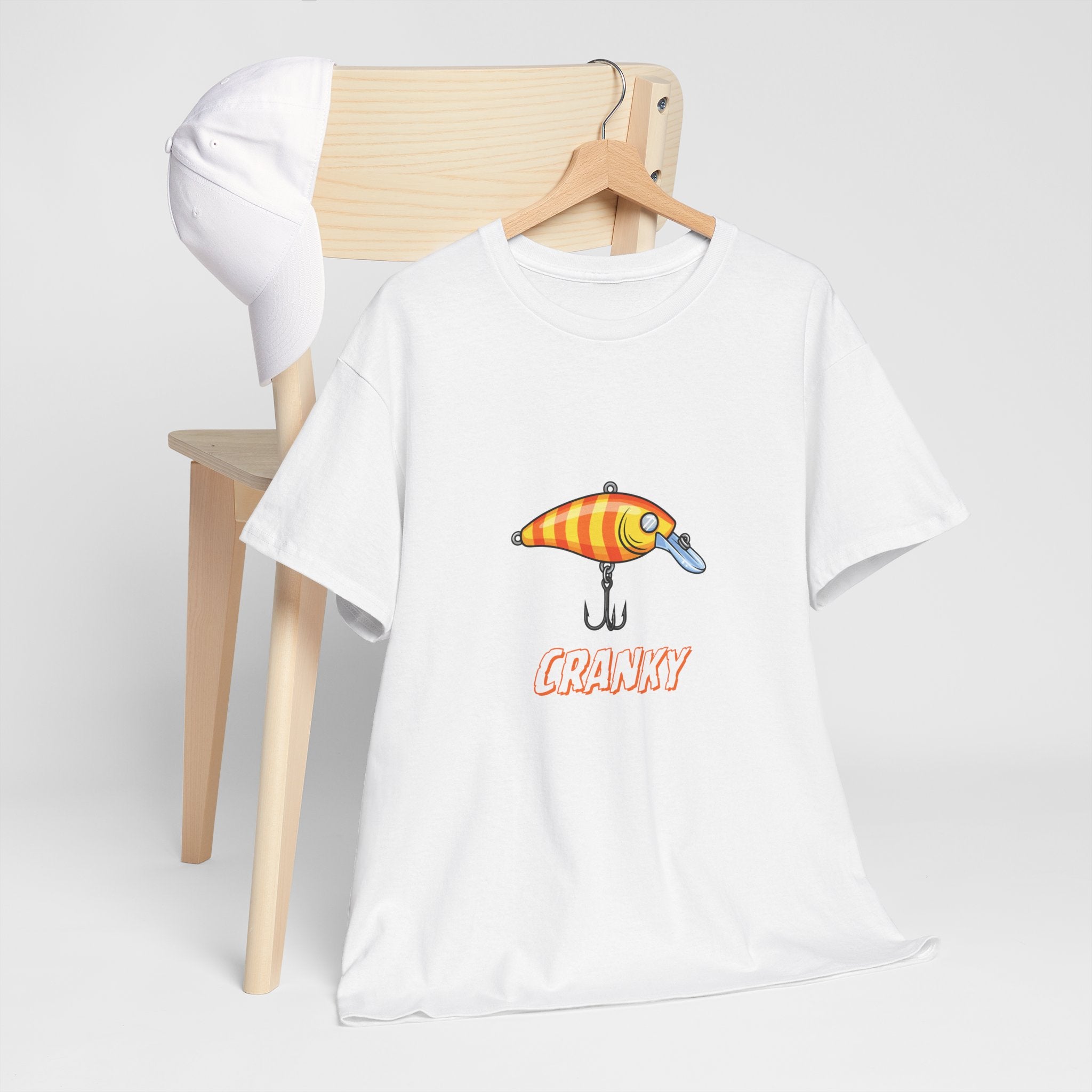 Fishing Lure 'Cranky' T-Shirt — Angler Graphic Tee for Fishermen & Outdoors