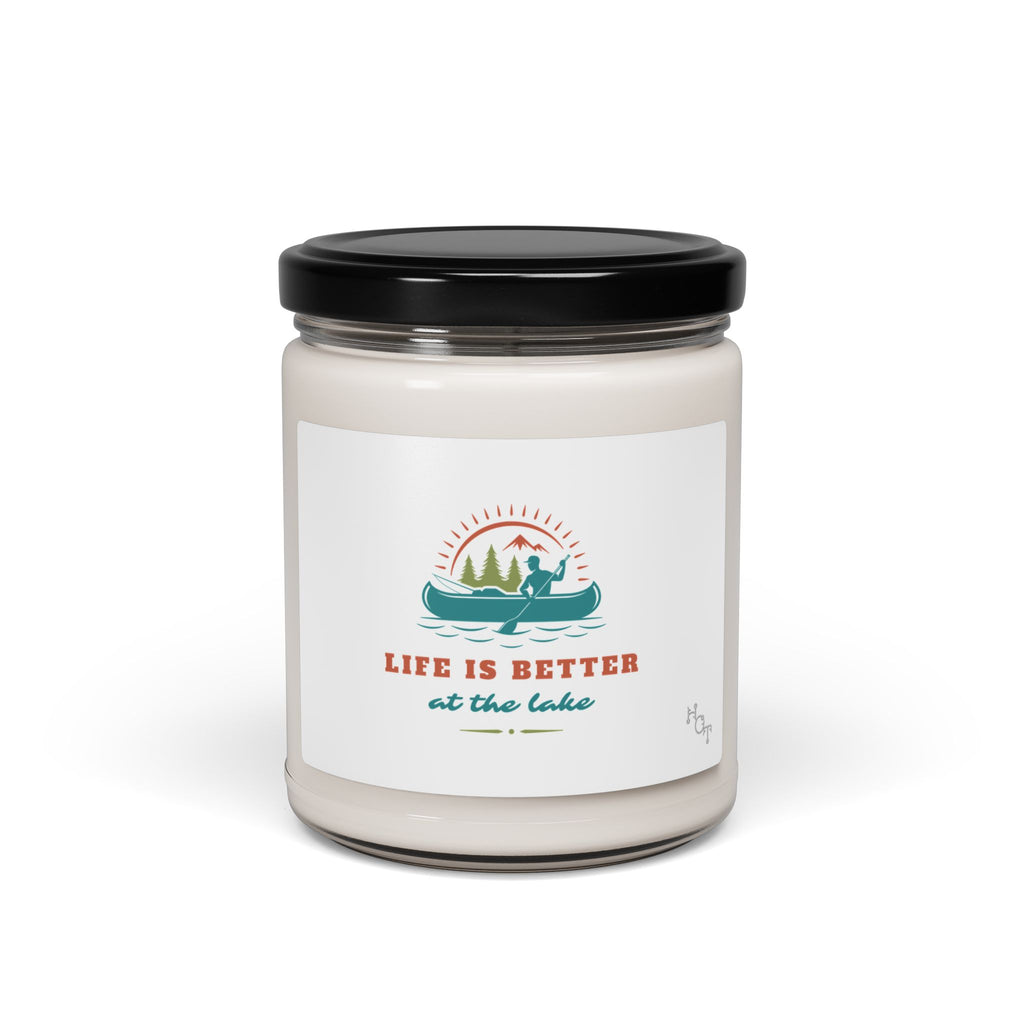 Lake Life Scented Soy Candle — “Life Is Better at the Lake” 9oz