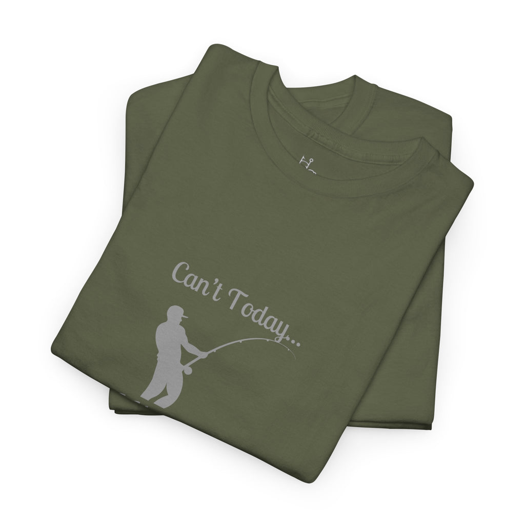 Fishing T-Shirt - "Can't Today... I Have Plans With My Rod" Casual Angler Tee