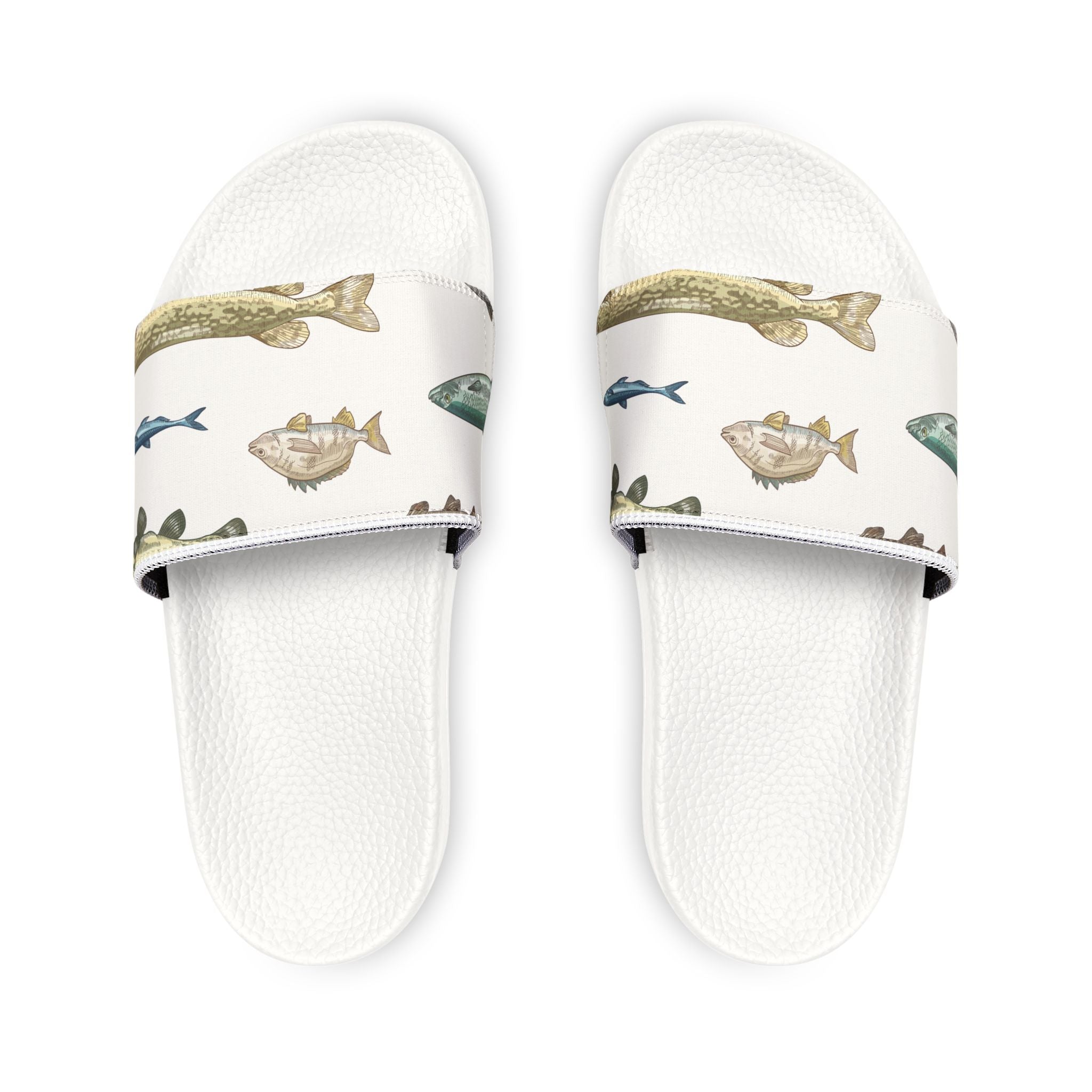 "Fish Print" Funny Fishing Clogs/Sandals — Gift for Anglers
